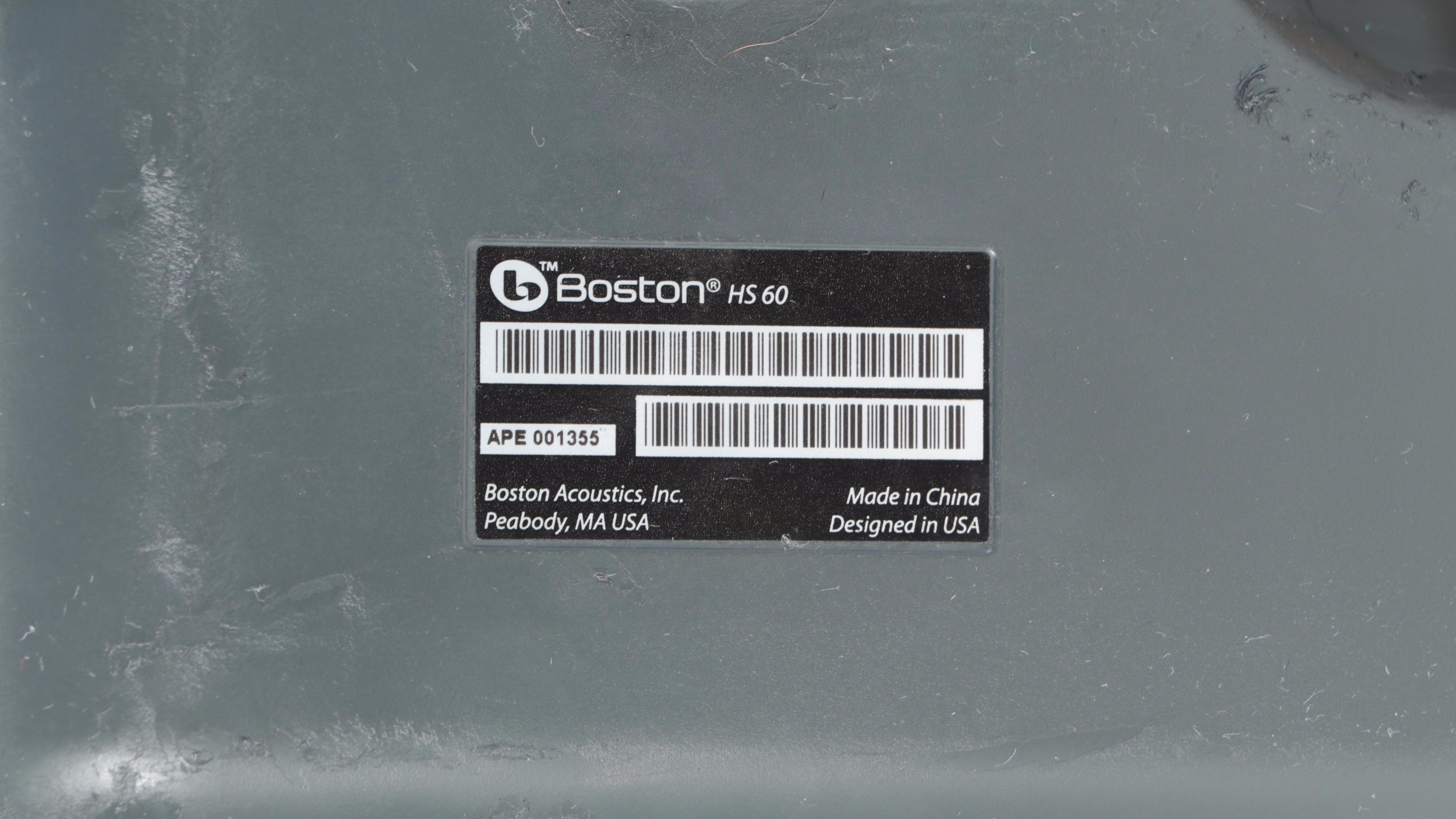 Polk Audio Subwoofer With Boston Acoustics HS60 Shelf Speakers