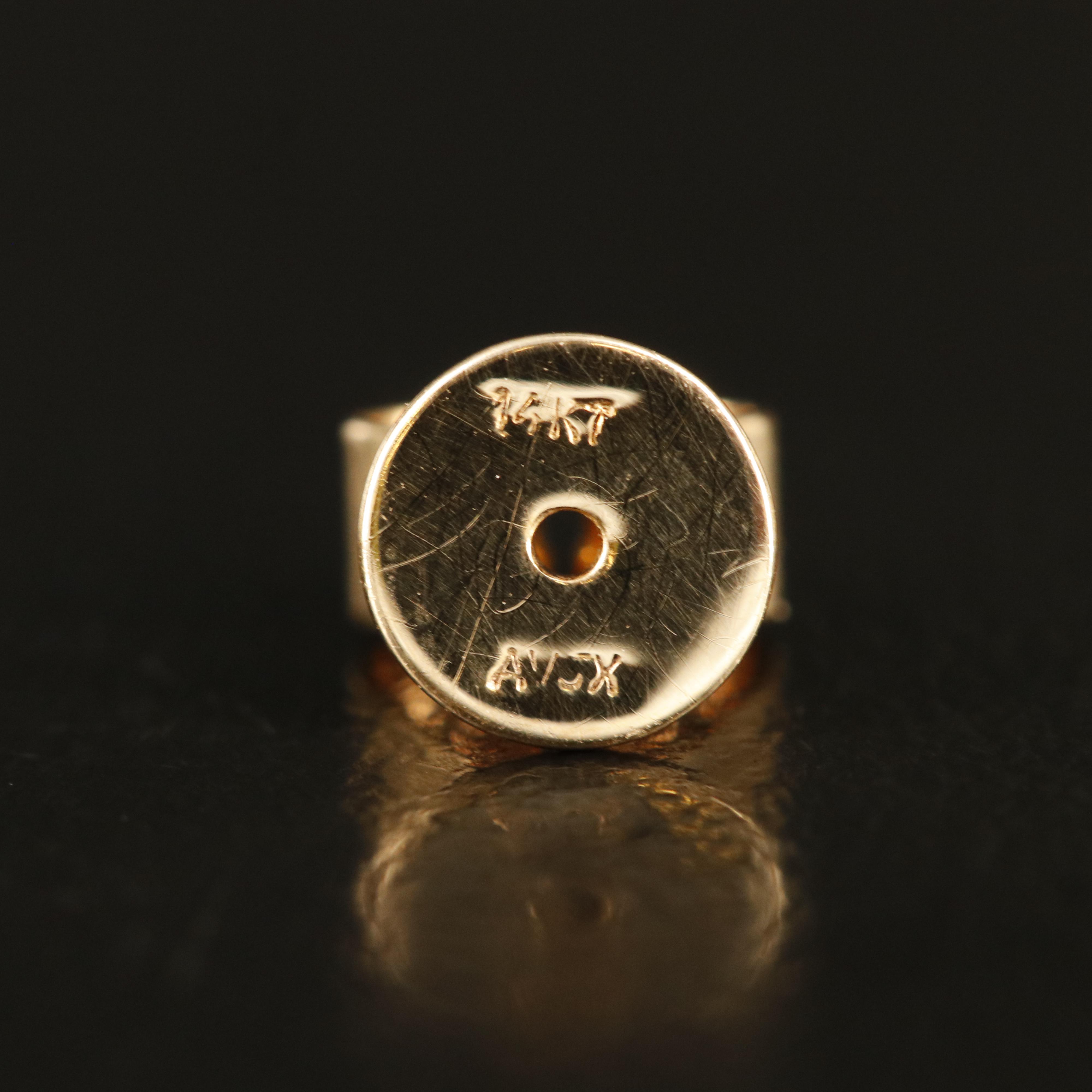 14K 1.00 CTW Pavé Diamond Square Earrings