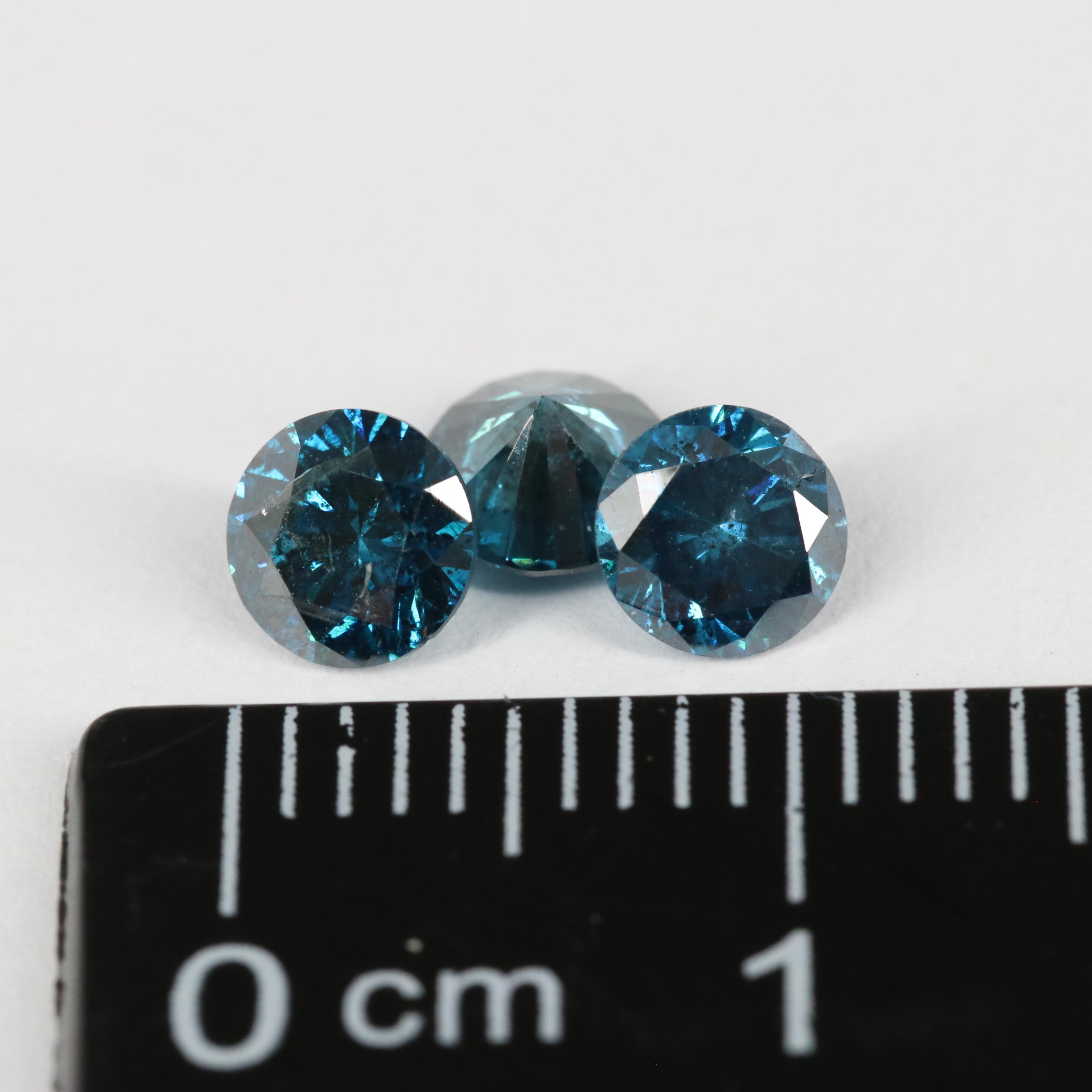 Loose 1.21 CTW Blue Diamond