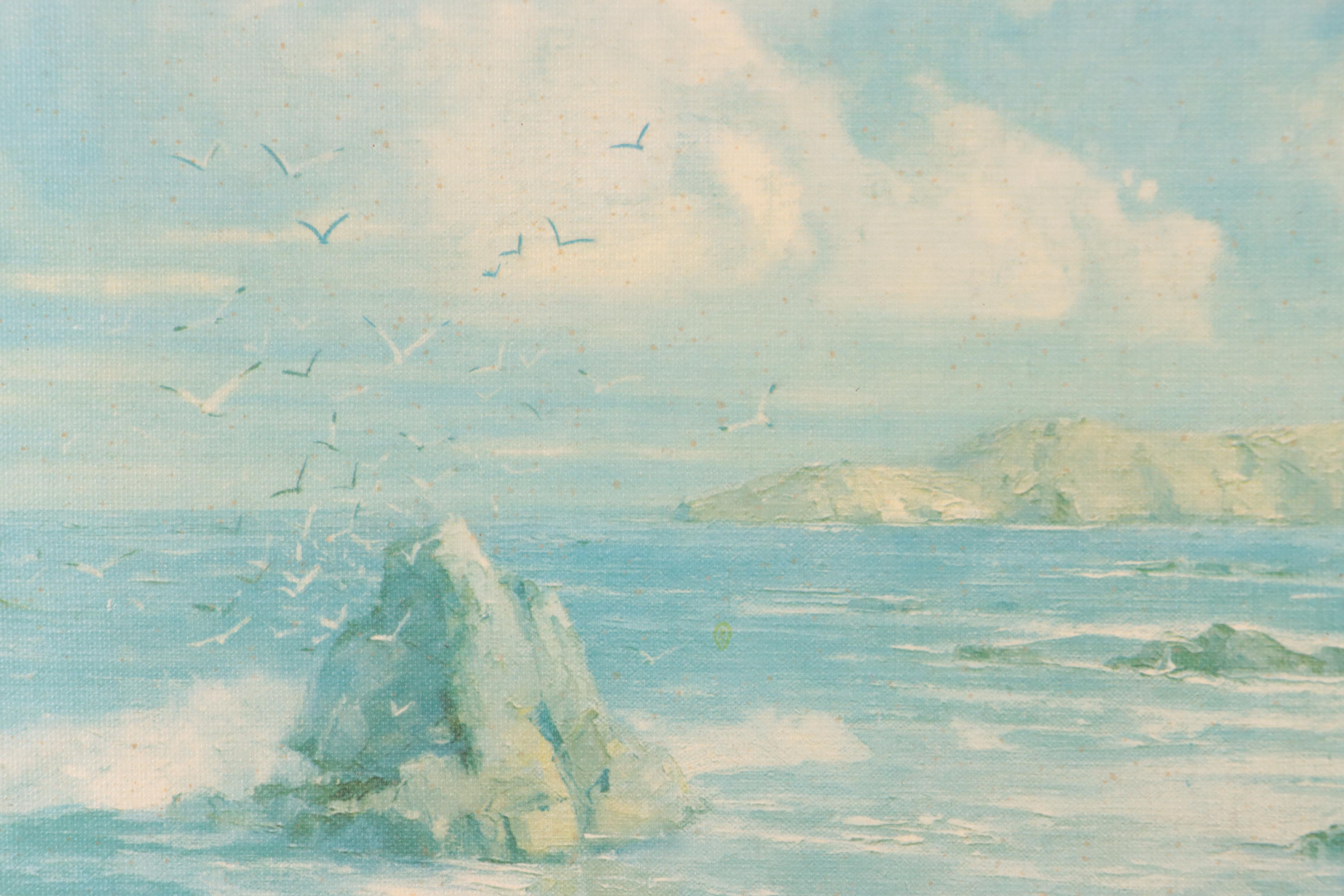 Offset Lithograph After Bennett Schroeder Bradbury "Ebb Tide"