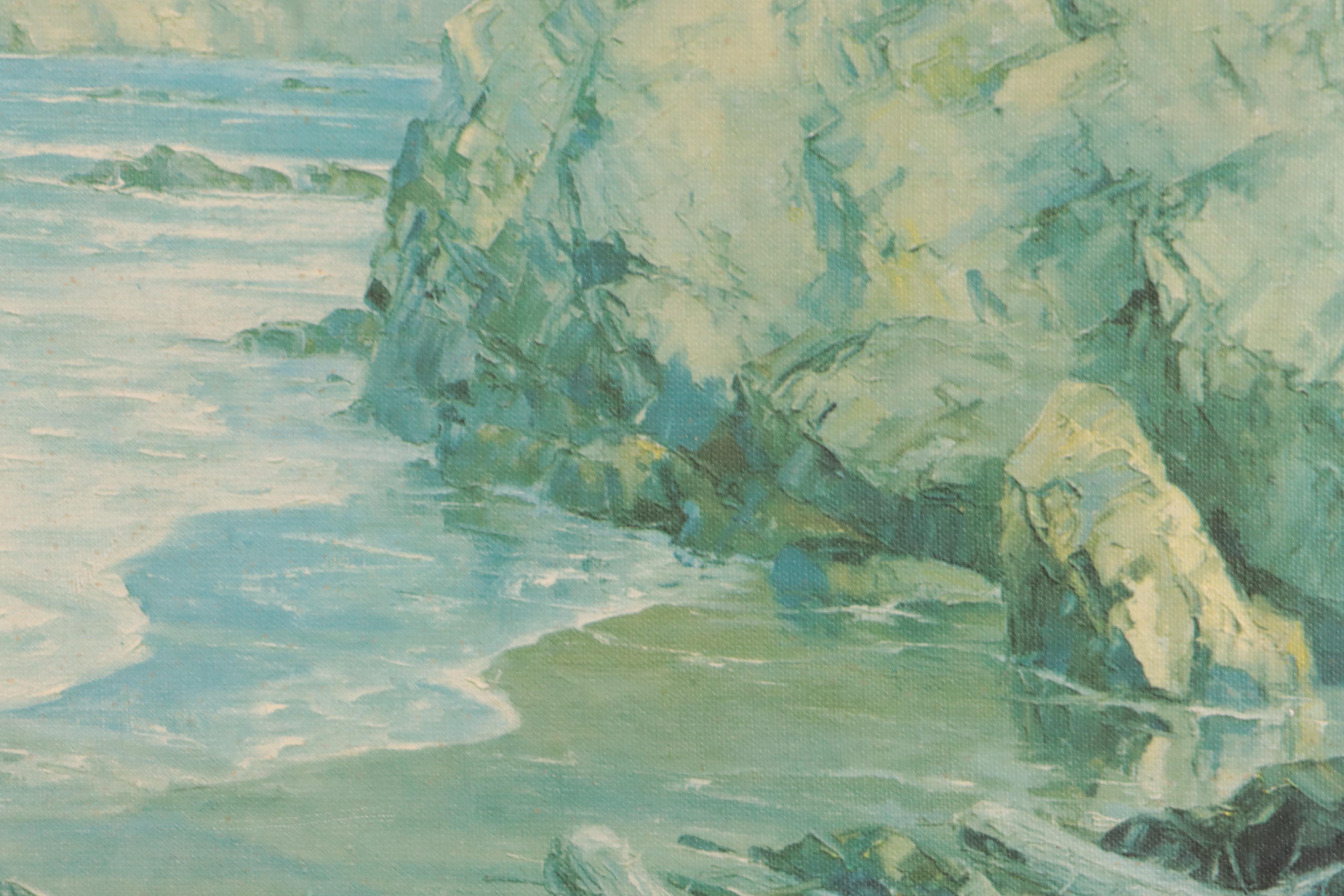 Offset Lithograph After Bennett Schroeder Bradbury "Ebb Tide"