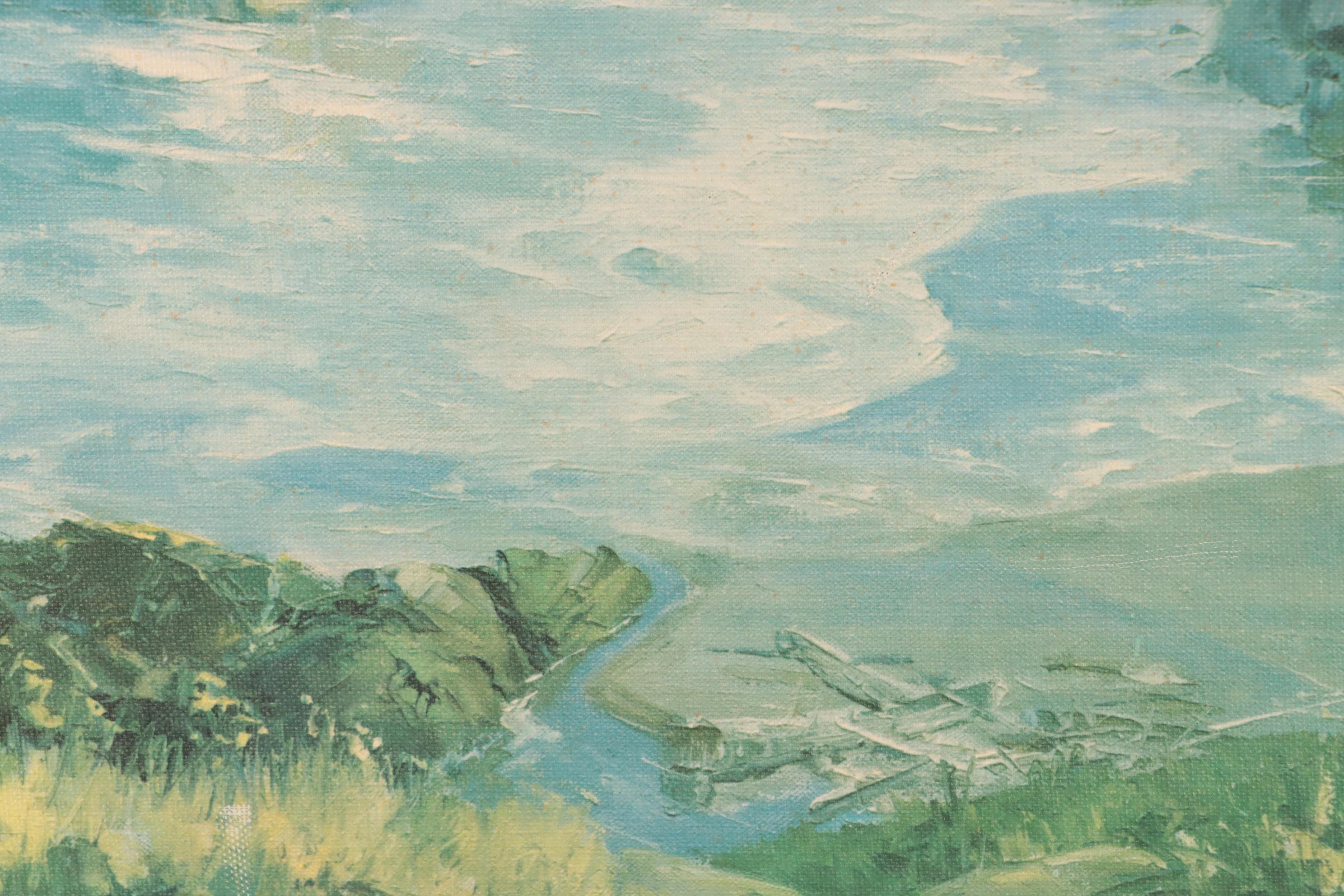 Offset Lithograph After Bennett Schroeder Bradbury "Ebb Tide"