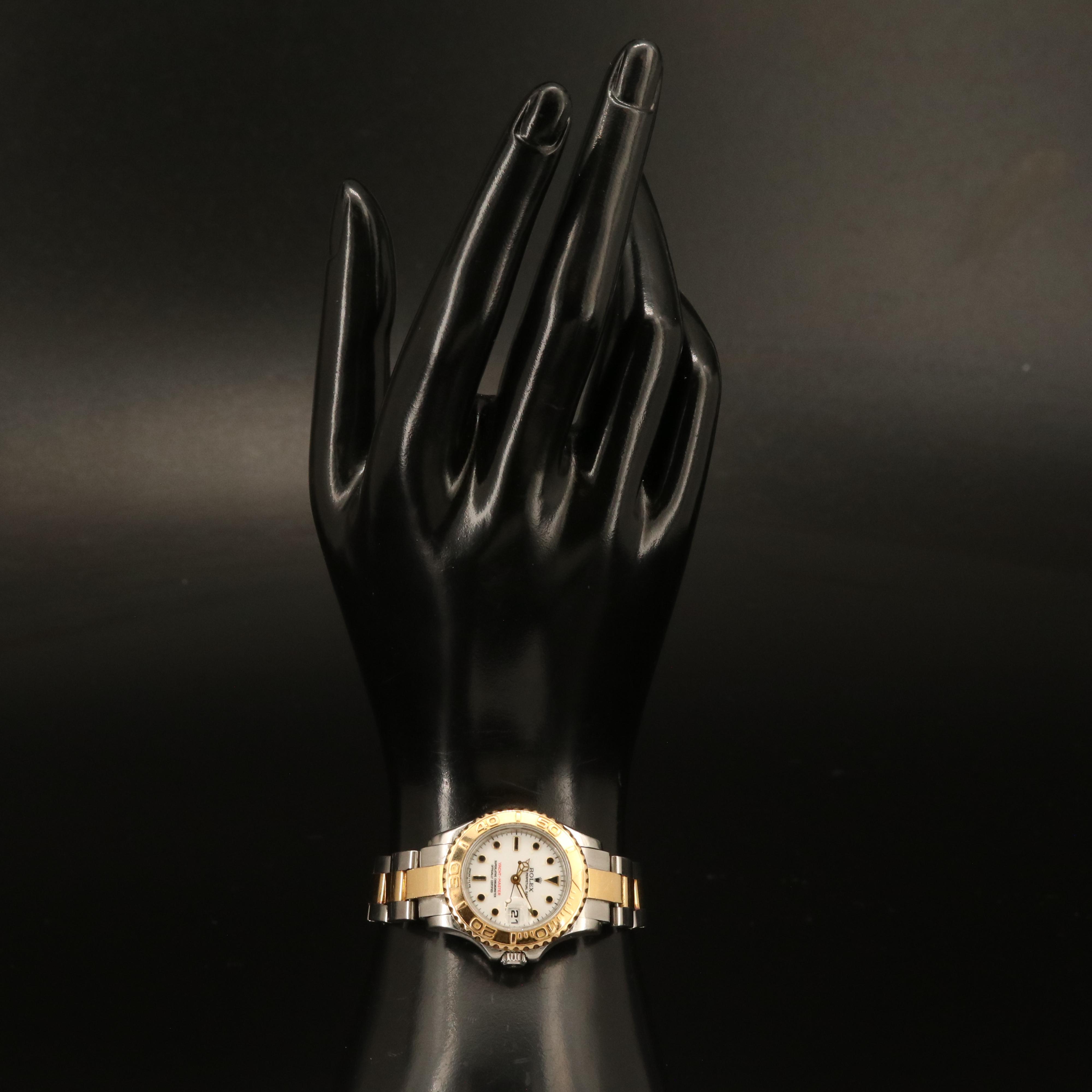 1996 Rolex Yacht Master 18K and Stainless Steel Watch