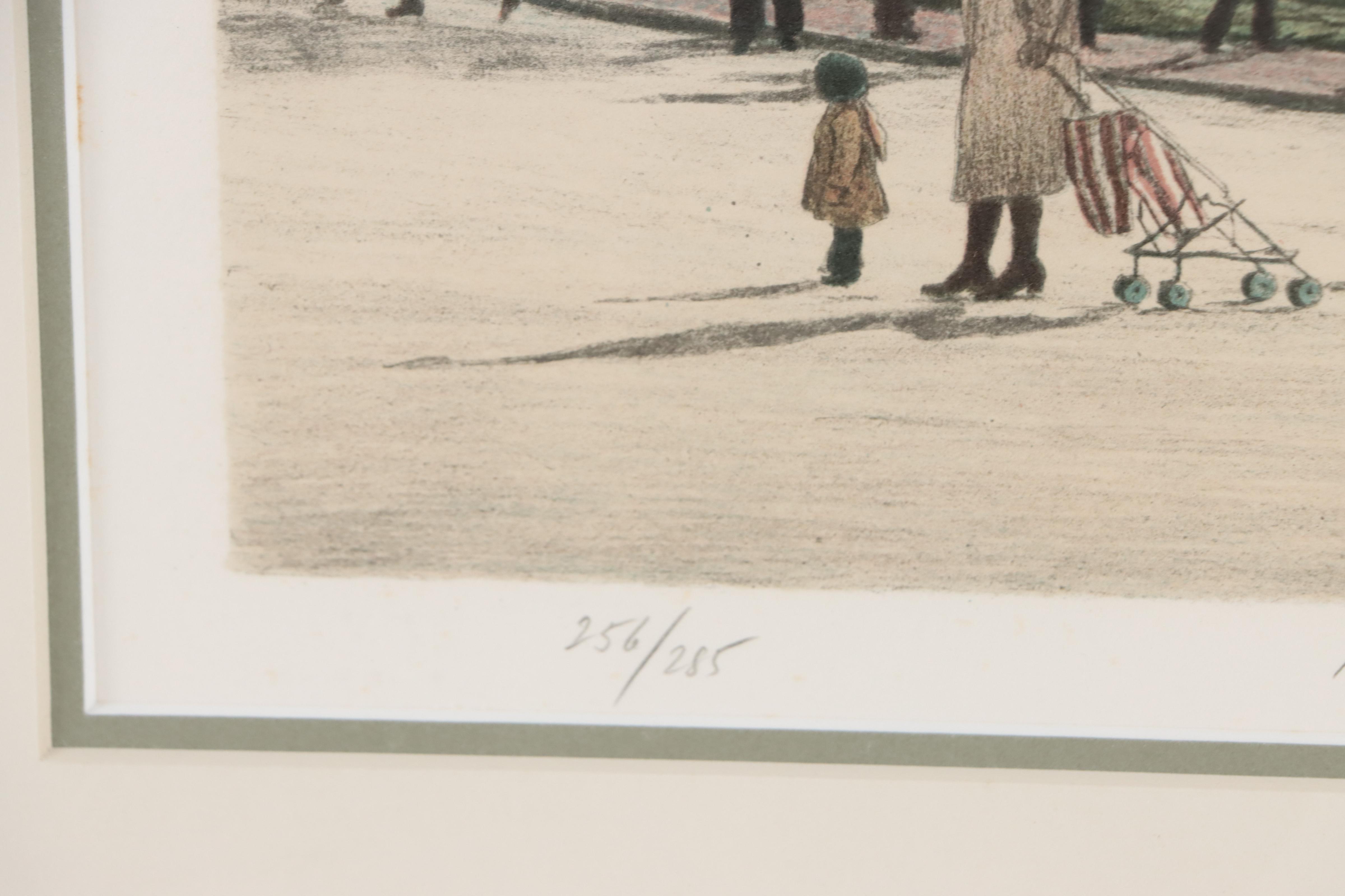 Harold Altman Lithograph "Parc Montsouris 1982 II"