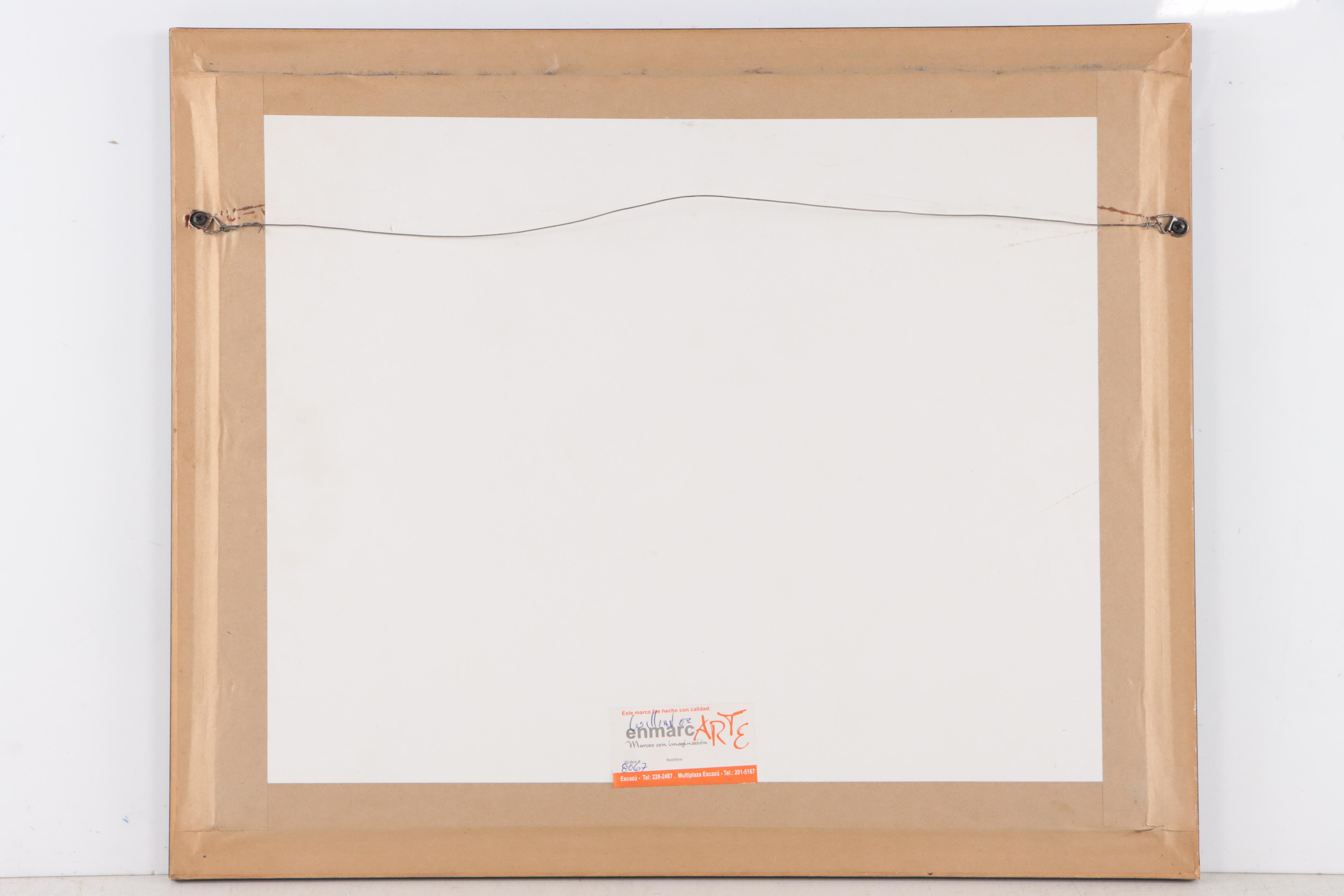 Harold Altman Lithograph "Parc Montsouris 1982 II"