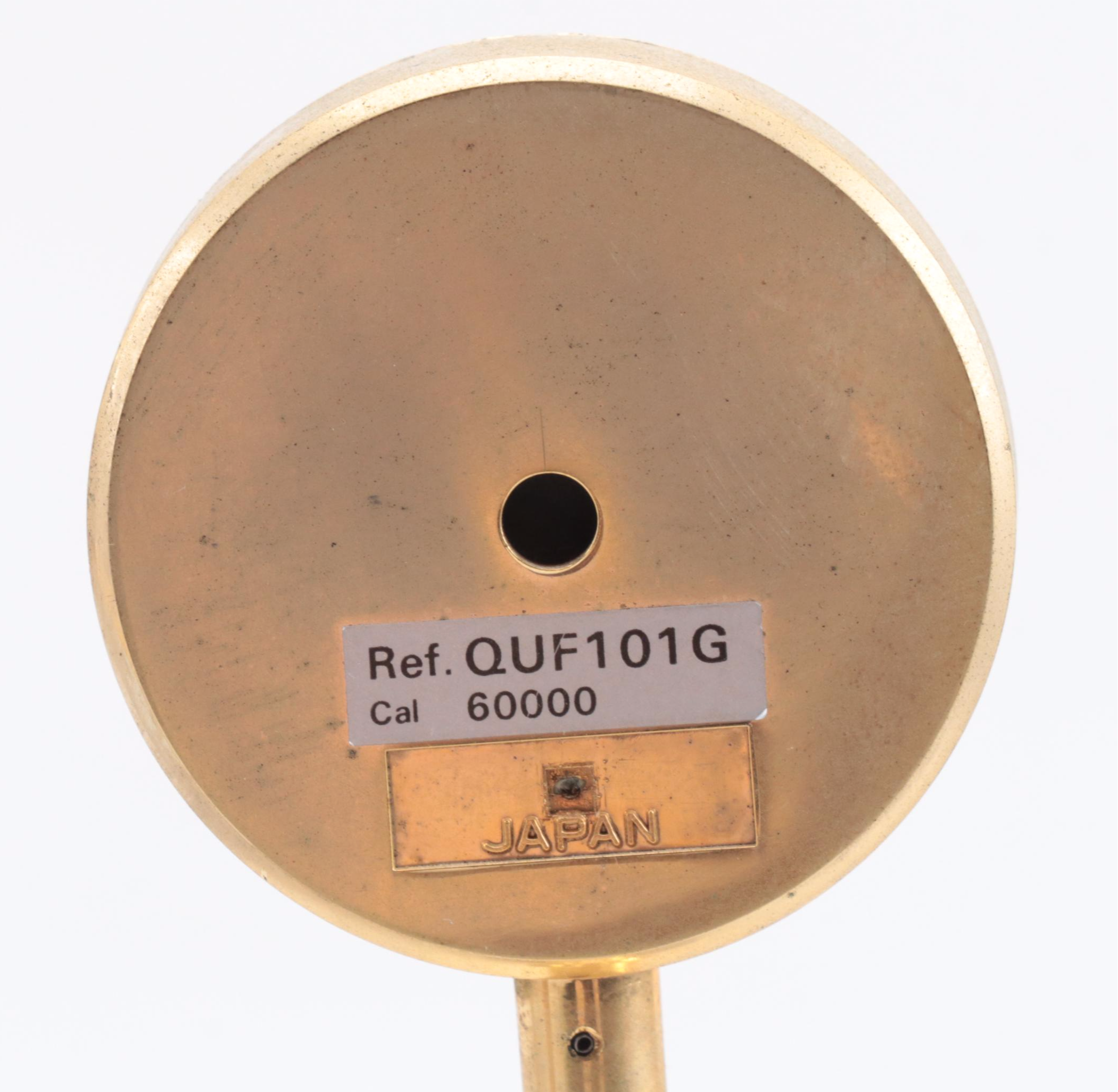 Swiss Jeweled Bronze Looping Desk Clock and Seiko Quartz Desk Clock