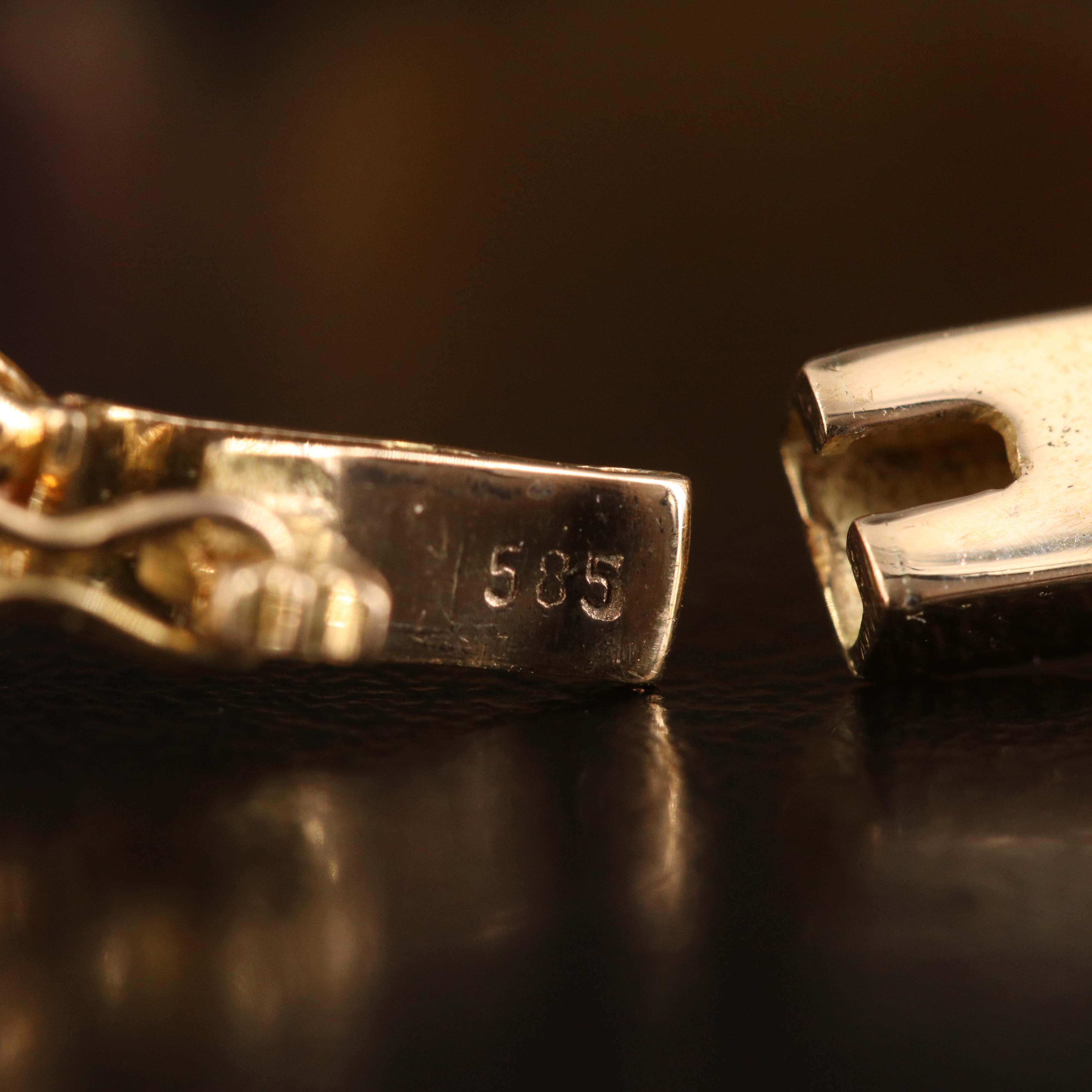 14K Citrine and Amethyst Bracelet