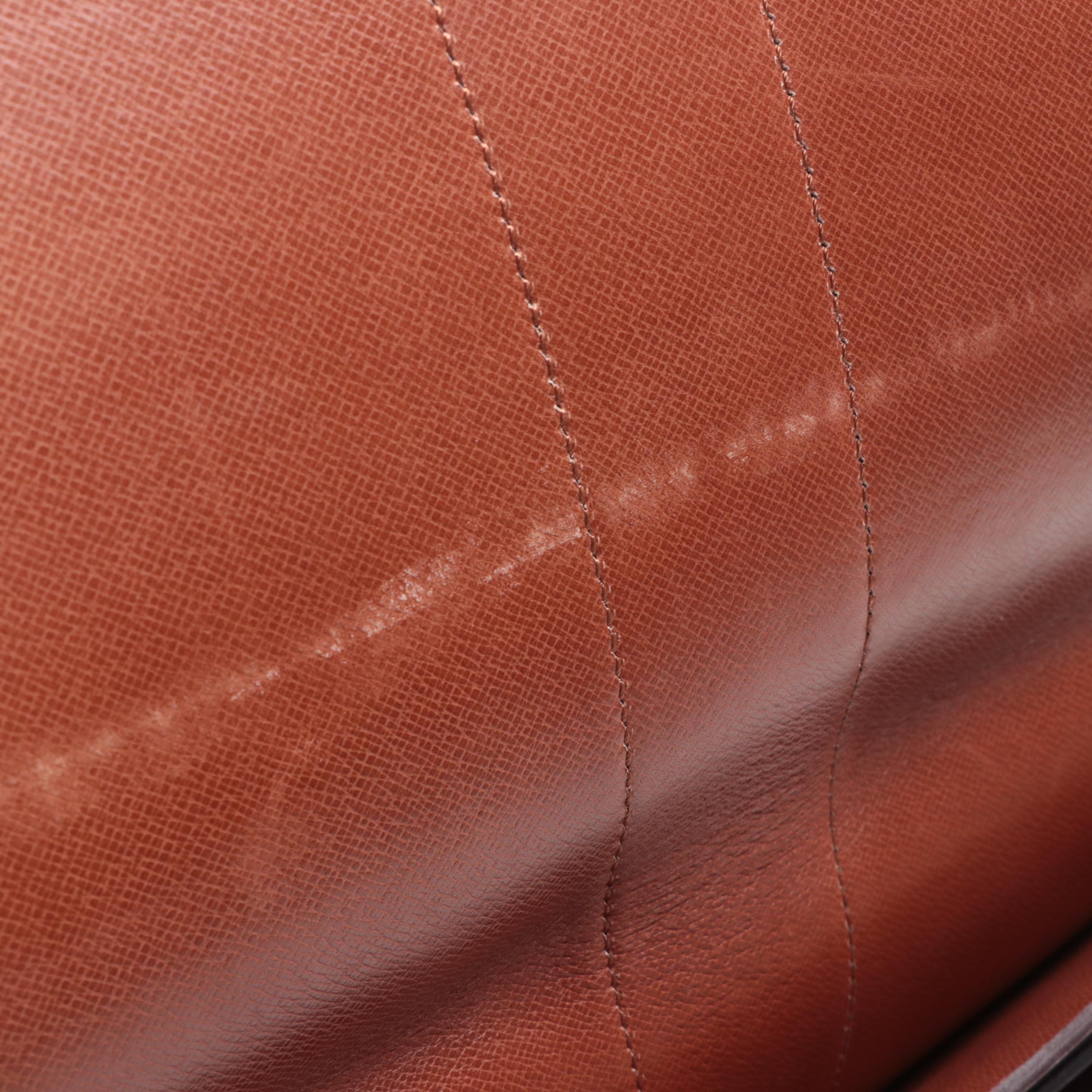 Louis Vuitton Lena Portfolio Clutch in Monogram Canvas and Vachetta Leather