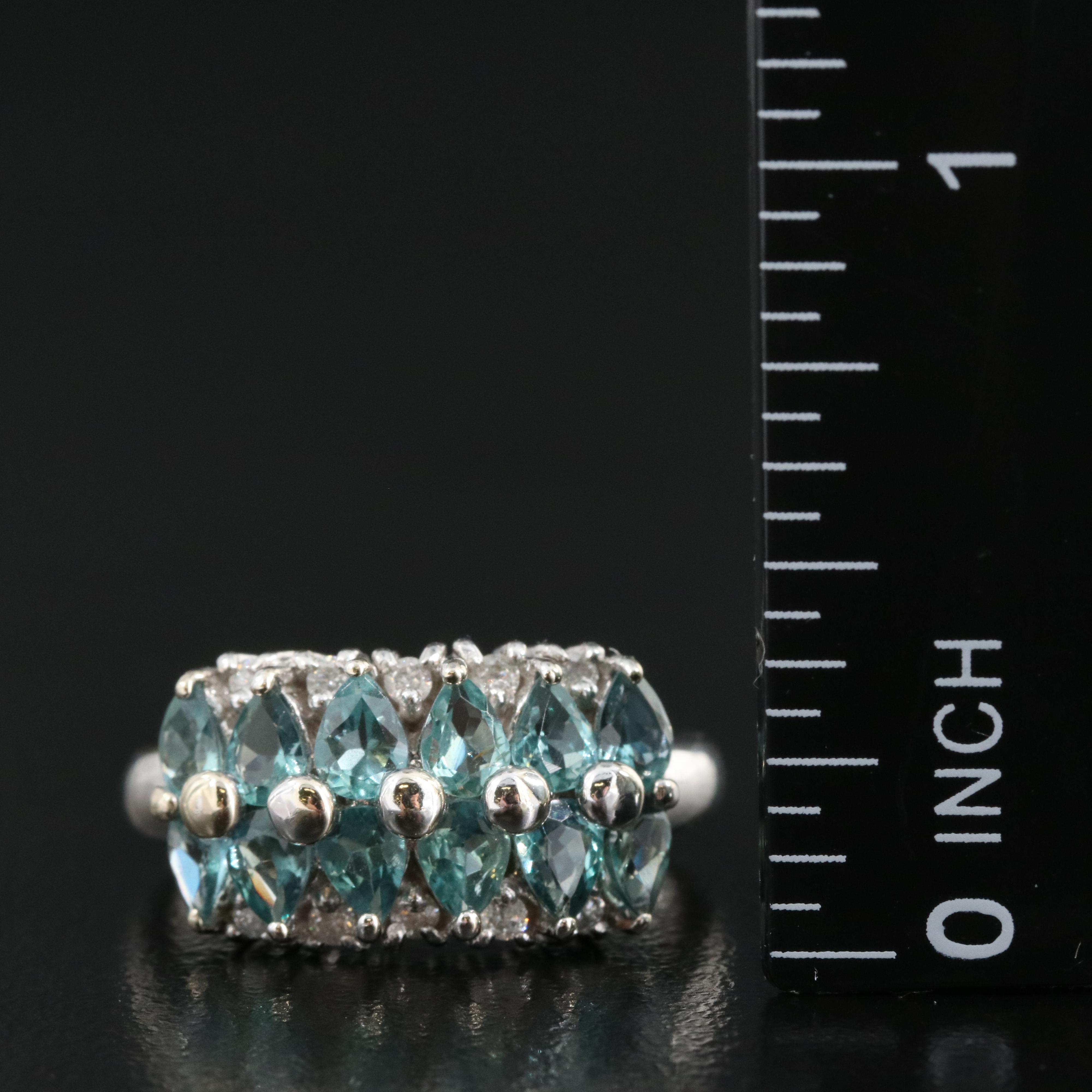 14K Alexandrite and Diamond Ring