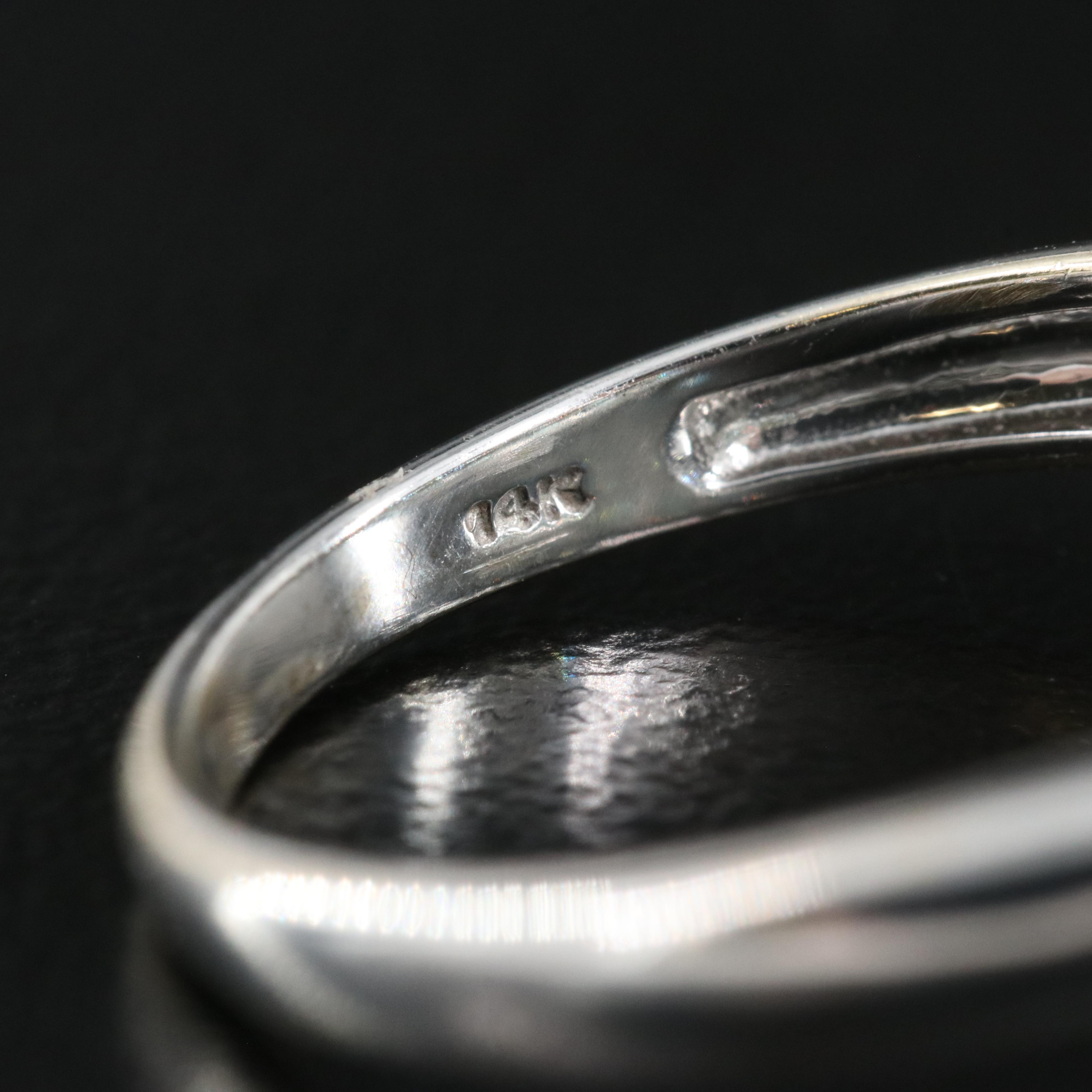 14K Alexandrite and Diamond Ring