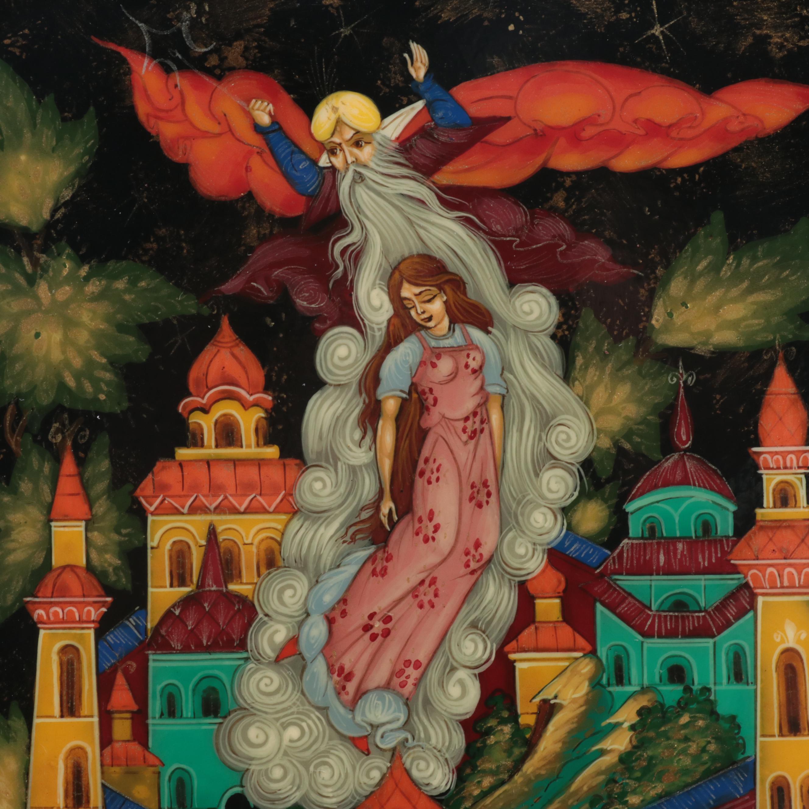 Russian Palekh and Other Hand-Painted Fairytale Lacquer Boxes