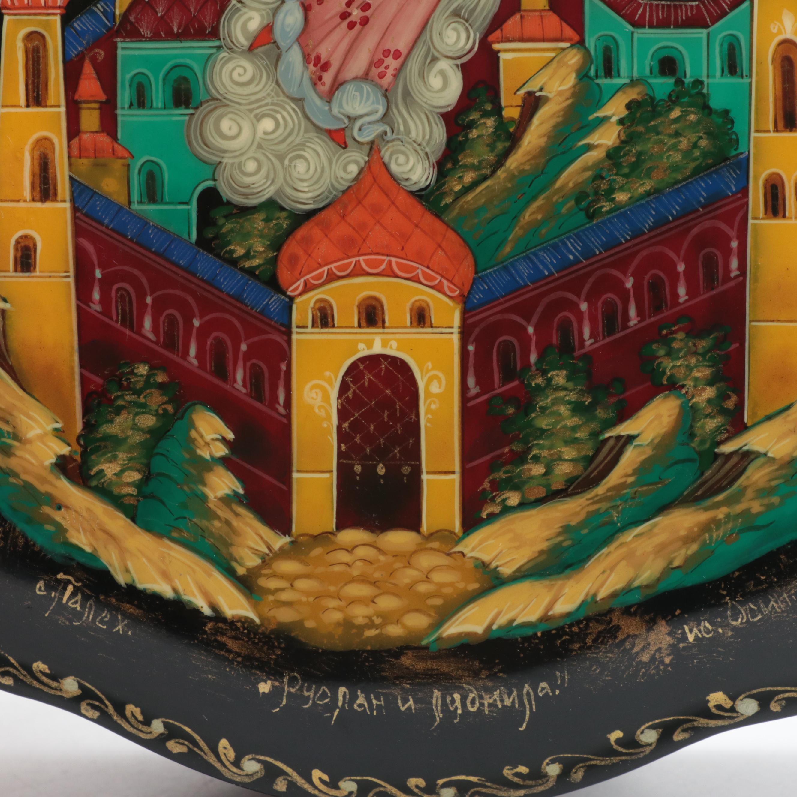 Russian Palekh and Other Hand-Painted Fairytale Lacquer Boxes