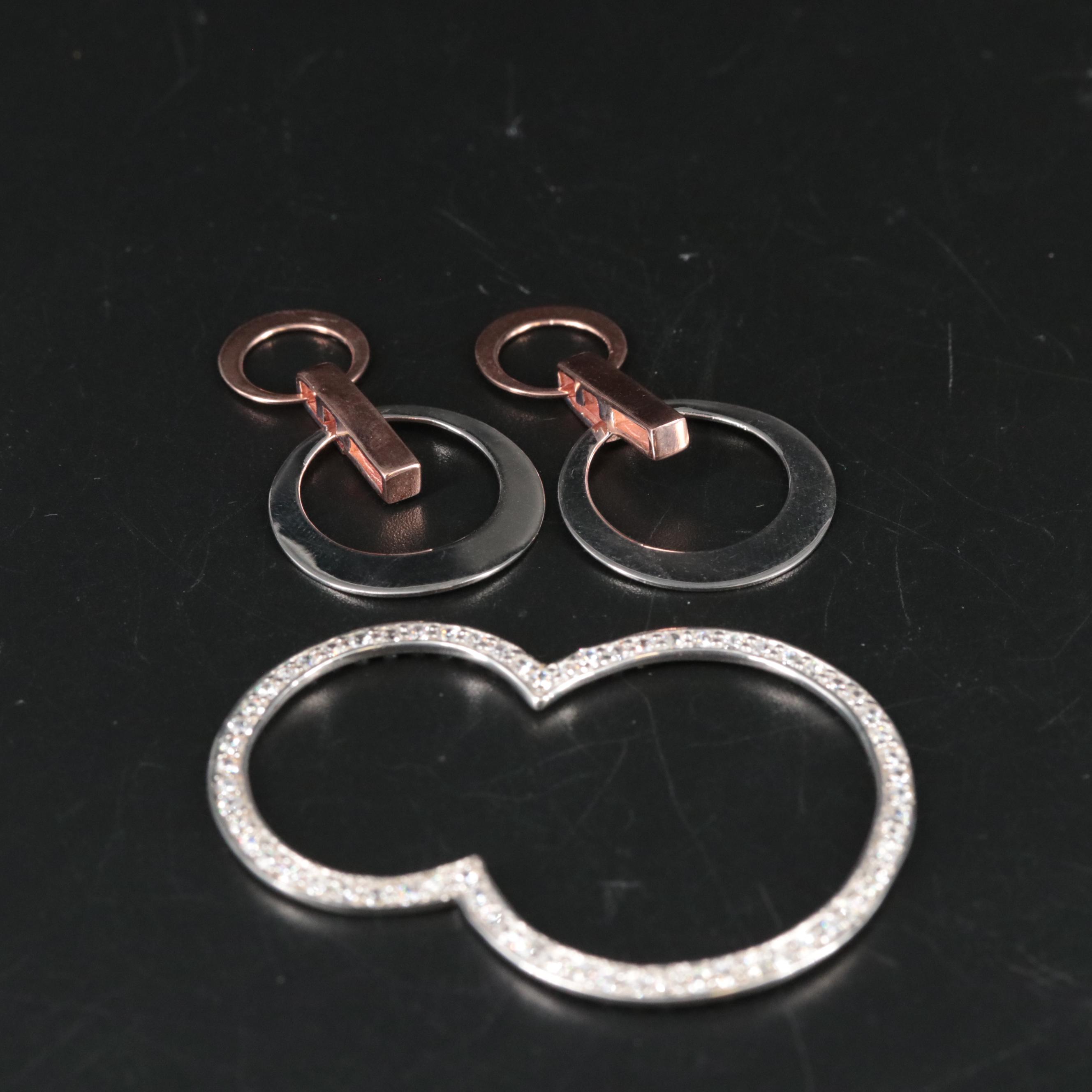 Sterling Cubic Zirconia Pendants