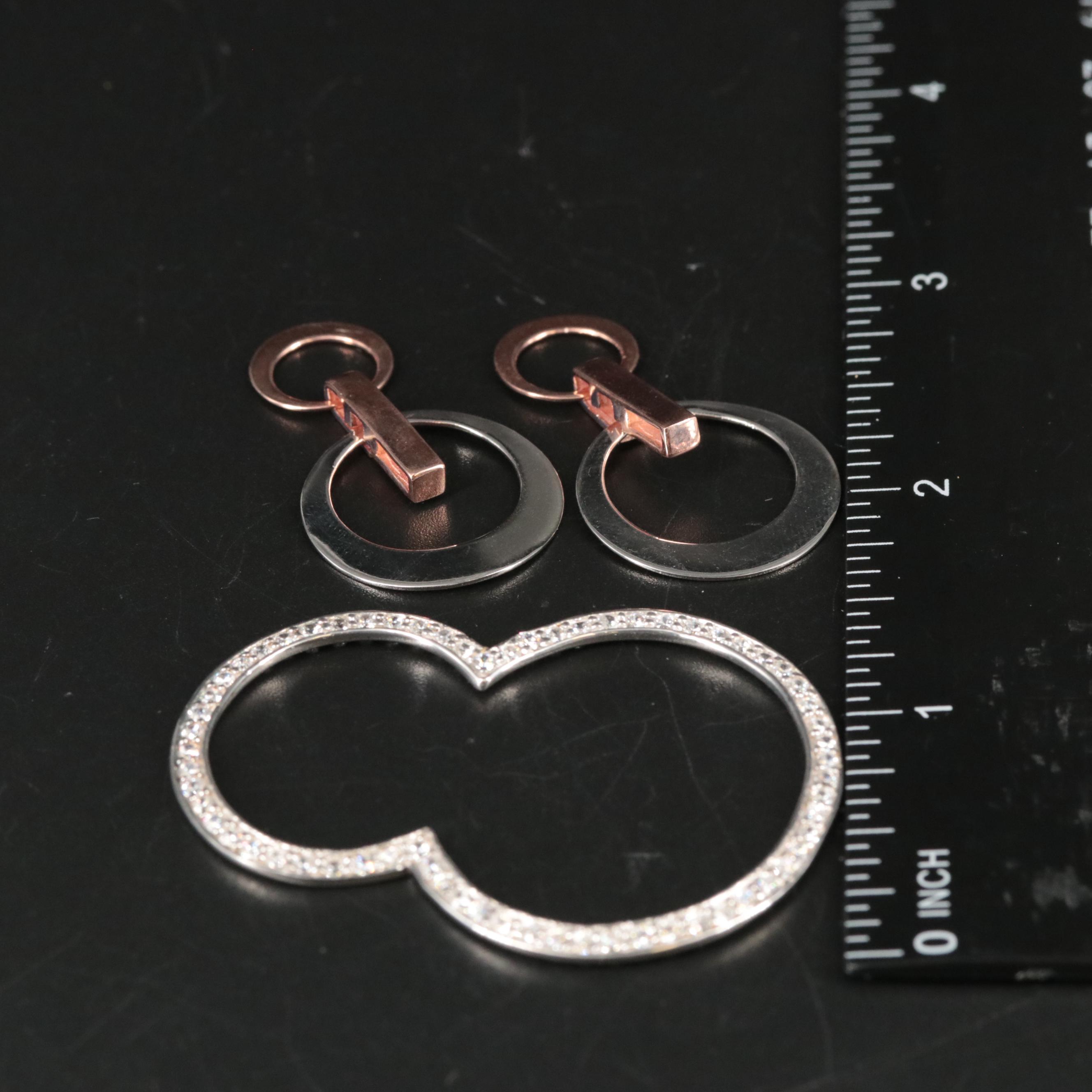 Sterling Cubic Zirconia Pendants