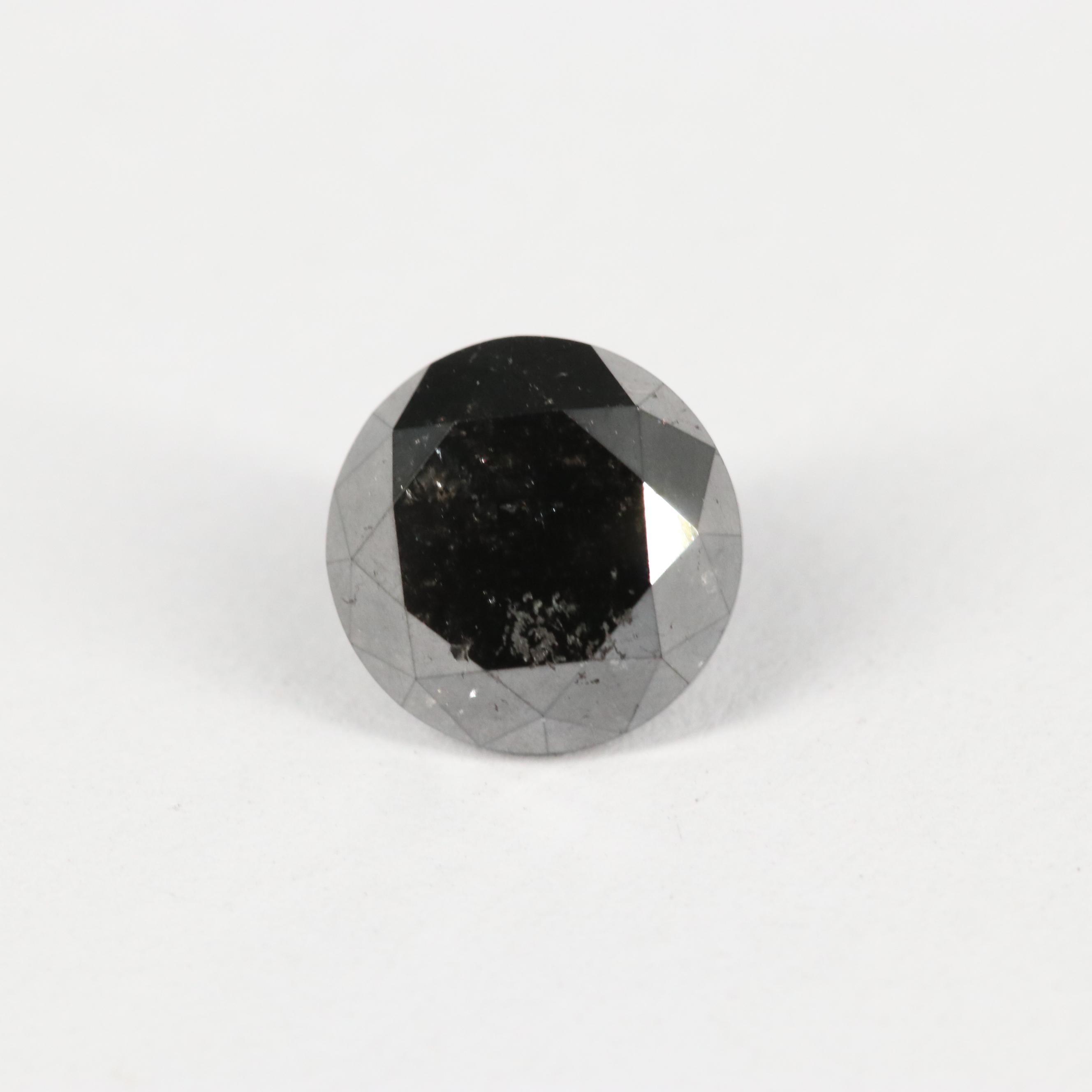 Loose 3.62 CT Black Diamond