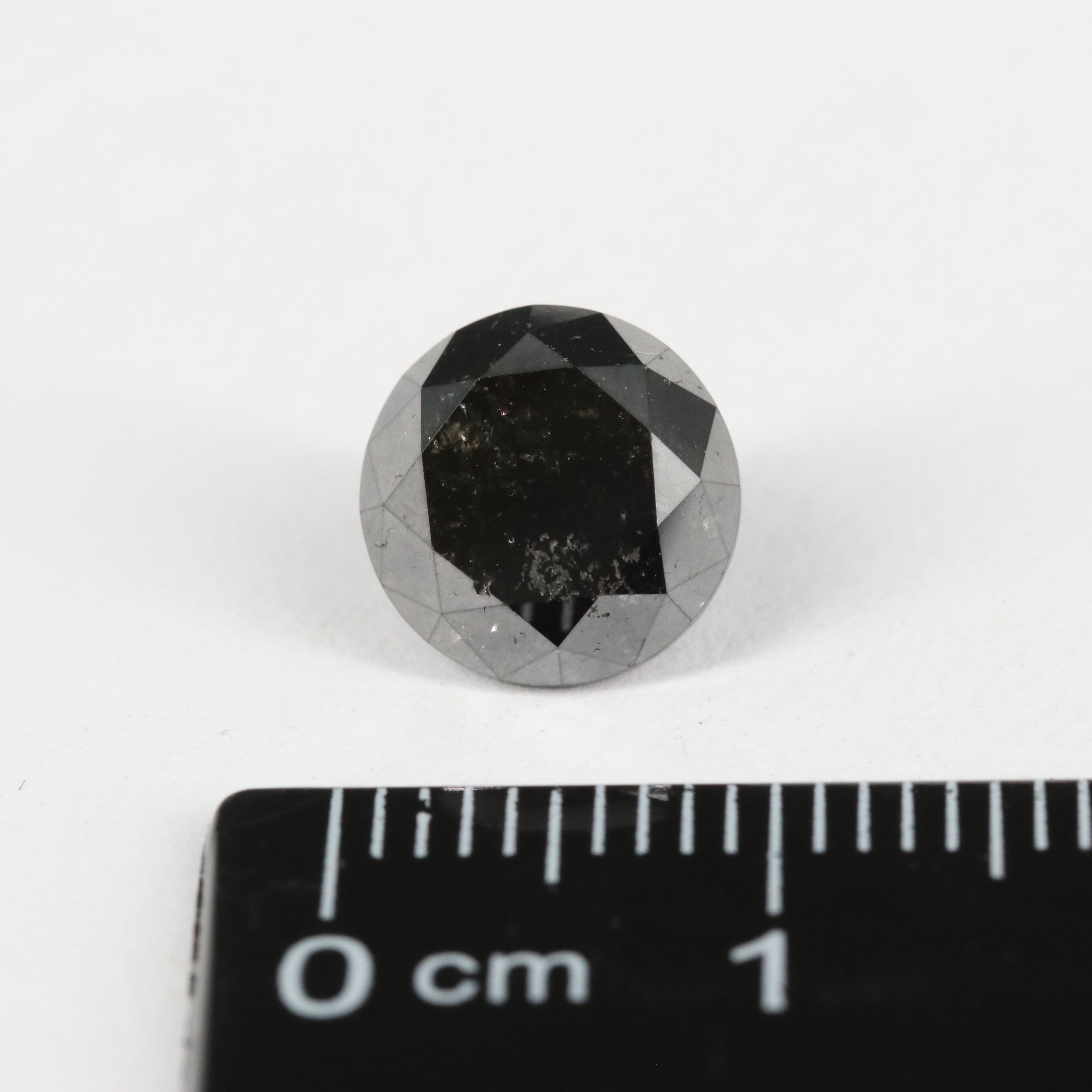 Loose 3.62 CT Black Diamond