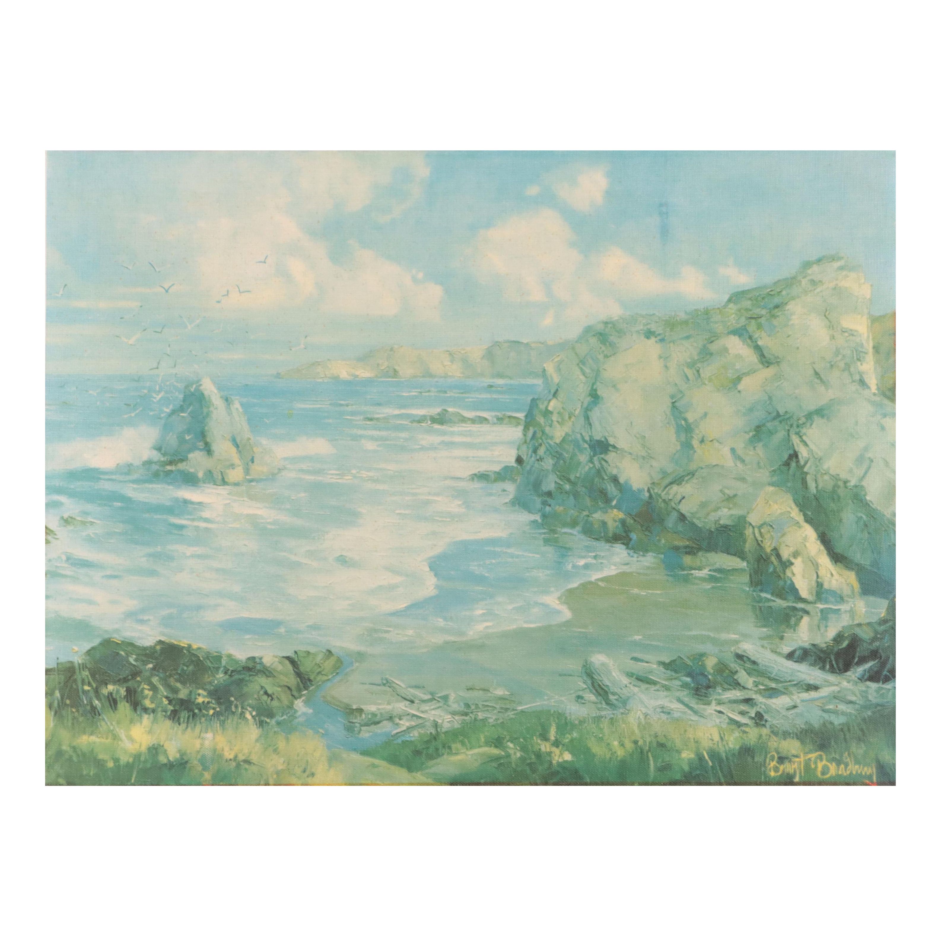 Offset Lithograph After Bennett Schroeder Bradbury "Ebb Tide"