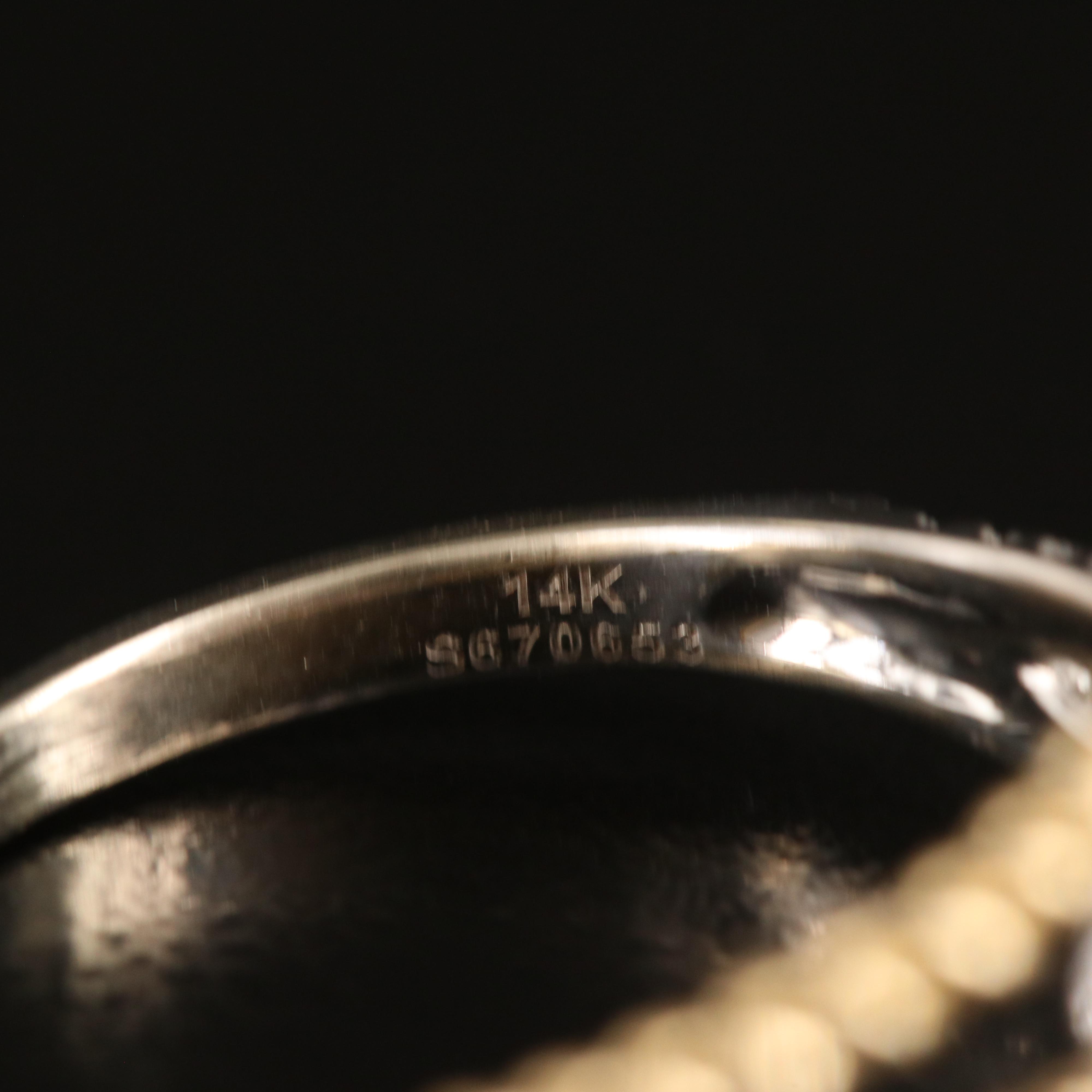 Gabriel & Co. 14K Two-Tone Gold 0.26 CTW Diamond Ring