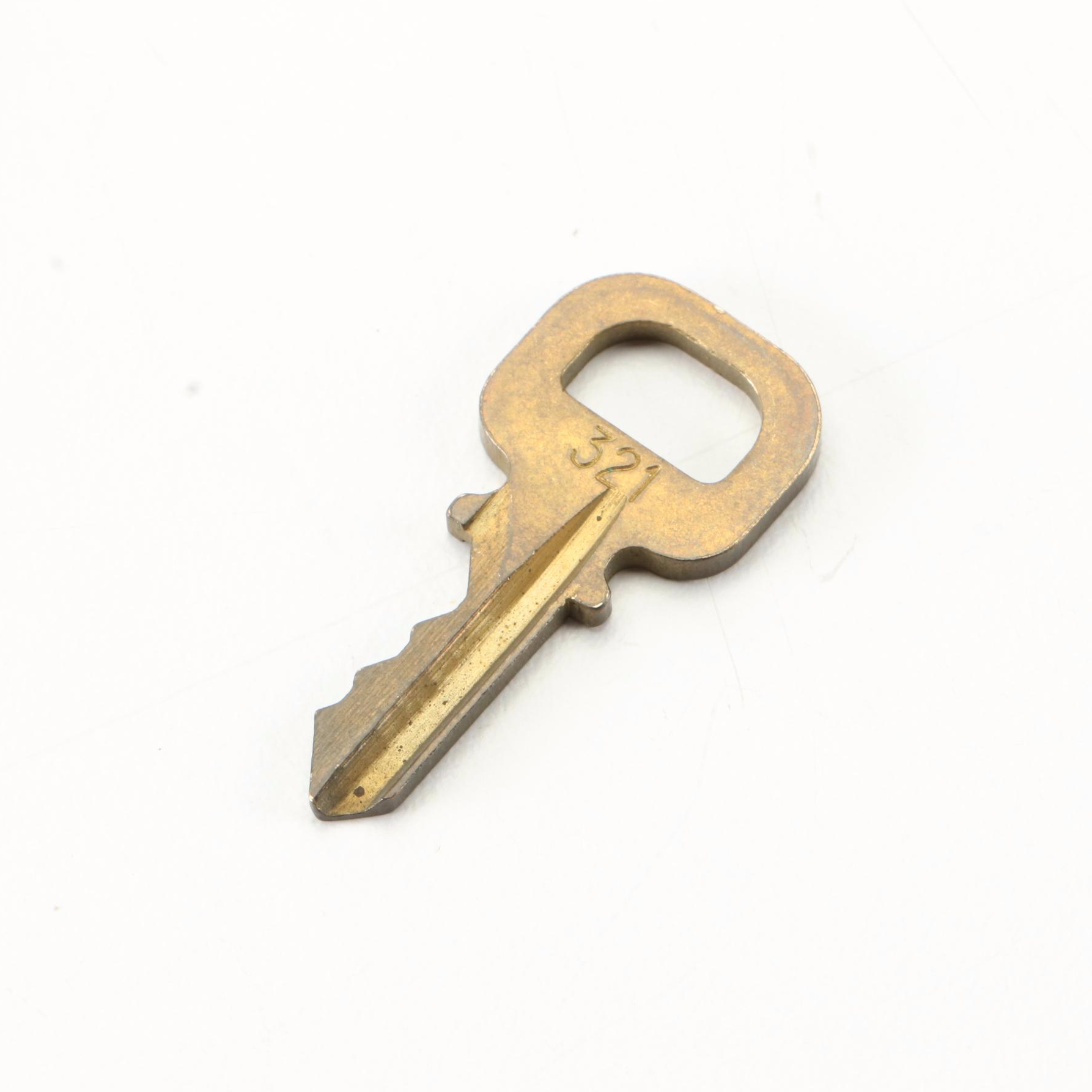 Louis Vuitton Brass Padlock and Key Set