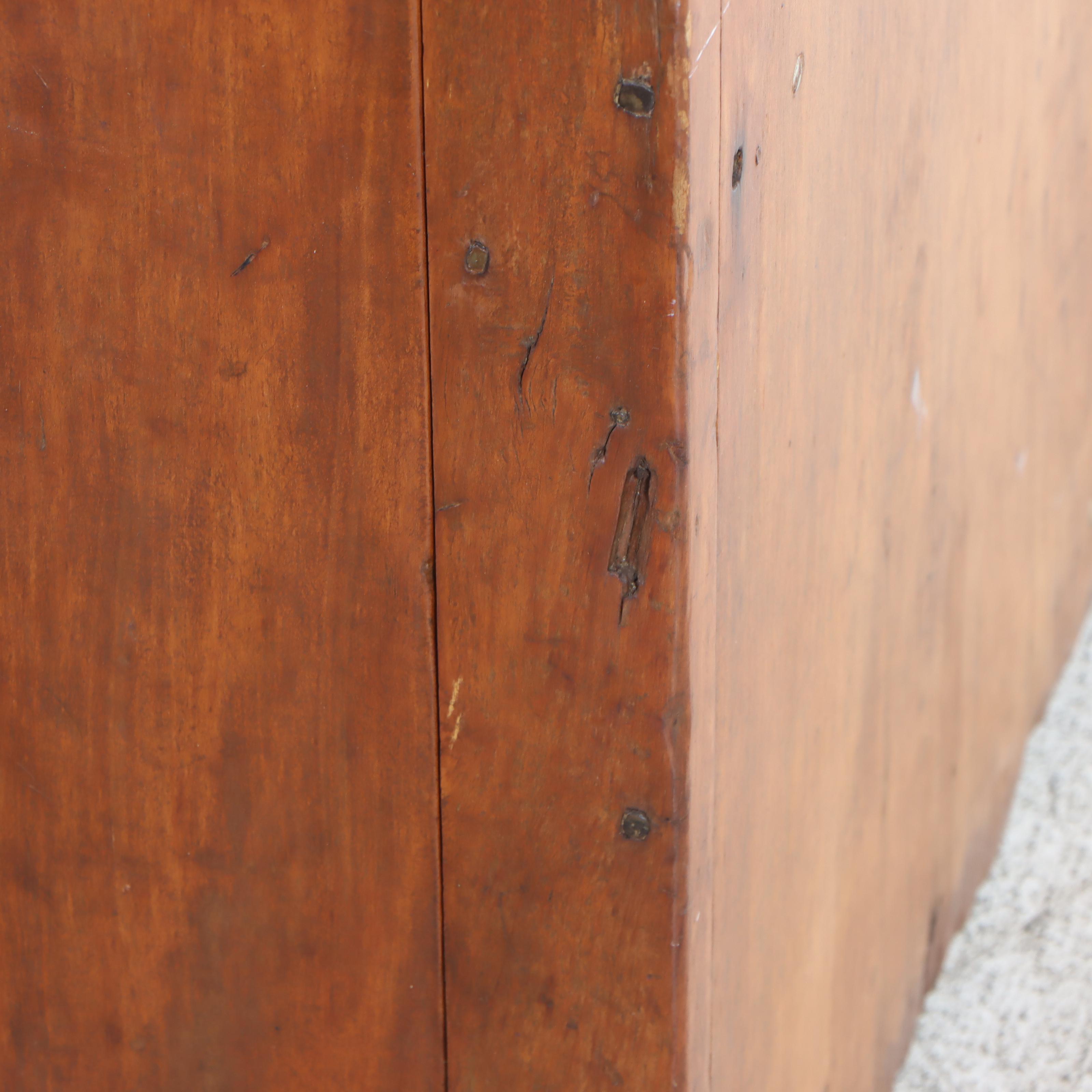 American Primitive Poplar Dry Sink, 19th Century
