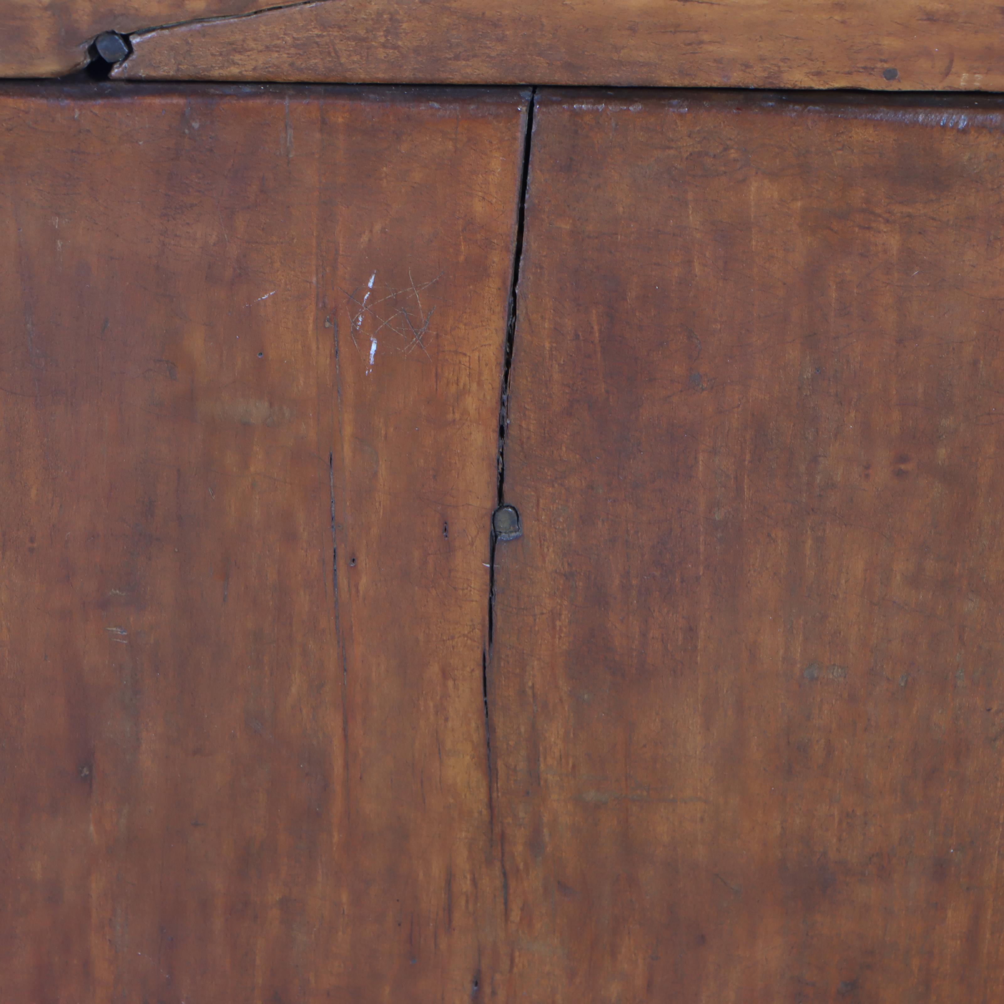American Primitive Poplar Dry Sink, 19th Century