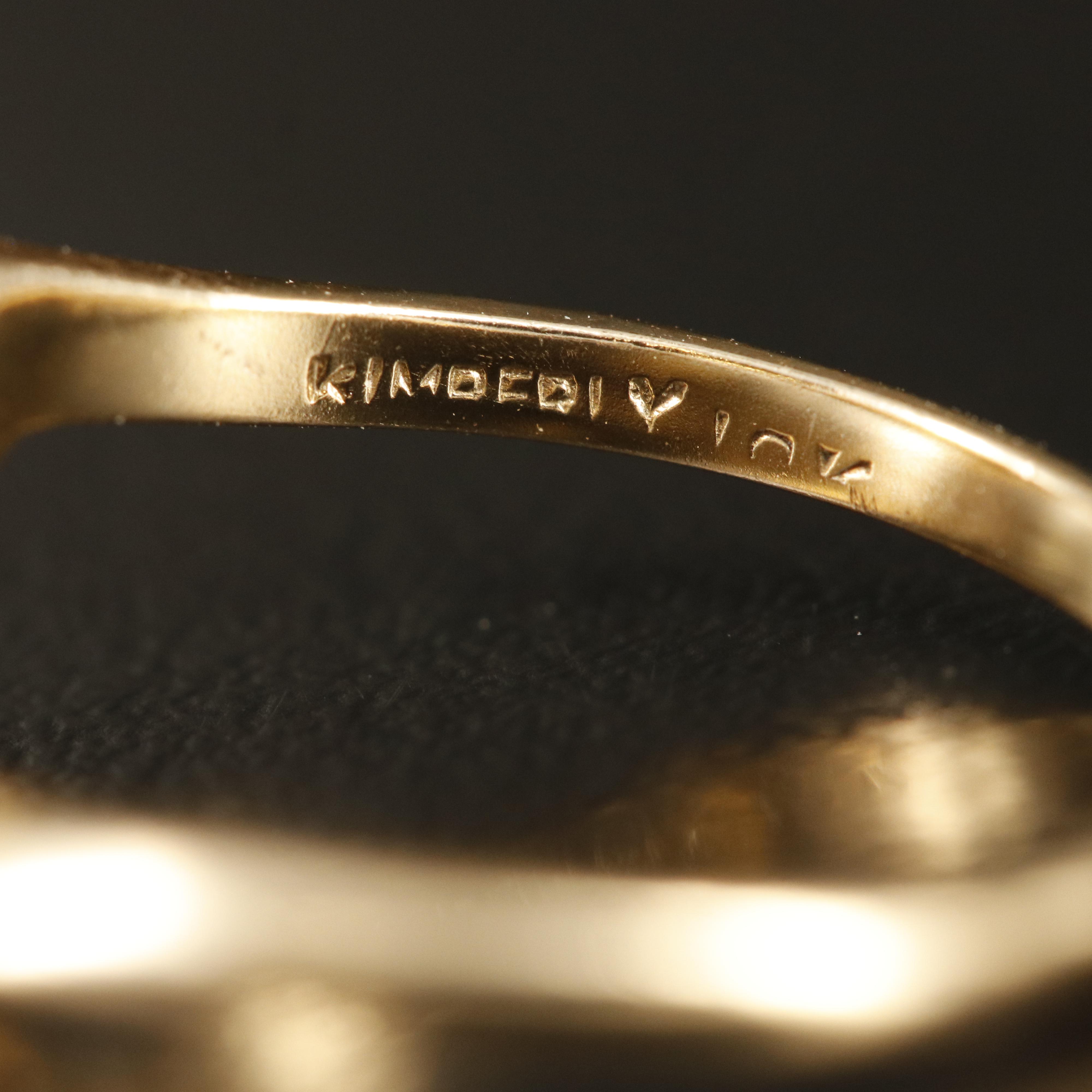 10K Pearl and Diamond Ring