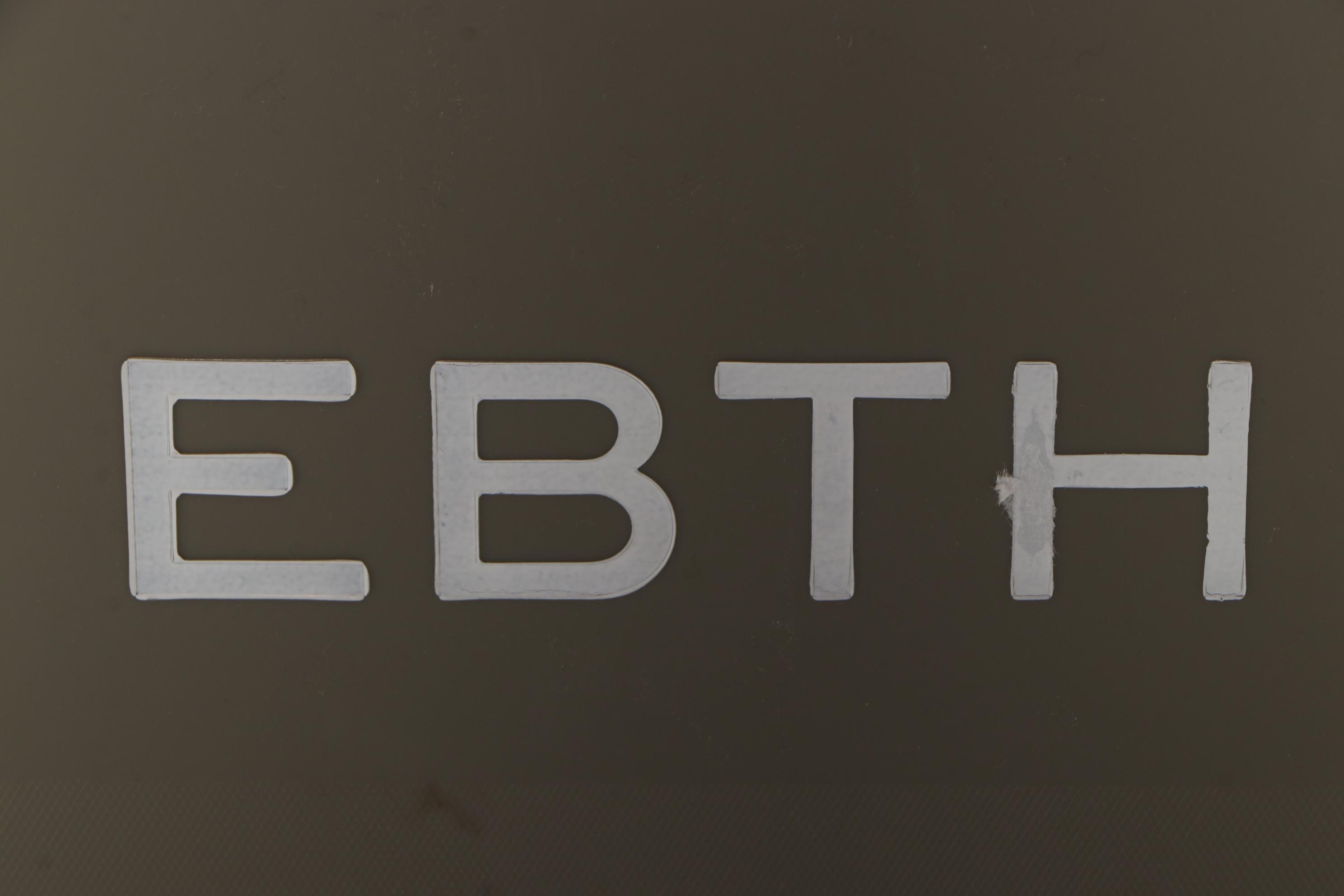 Five Grey Plastic Storage Totes