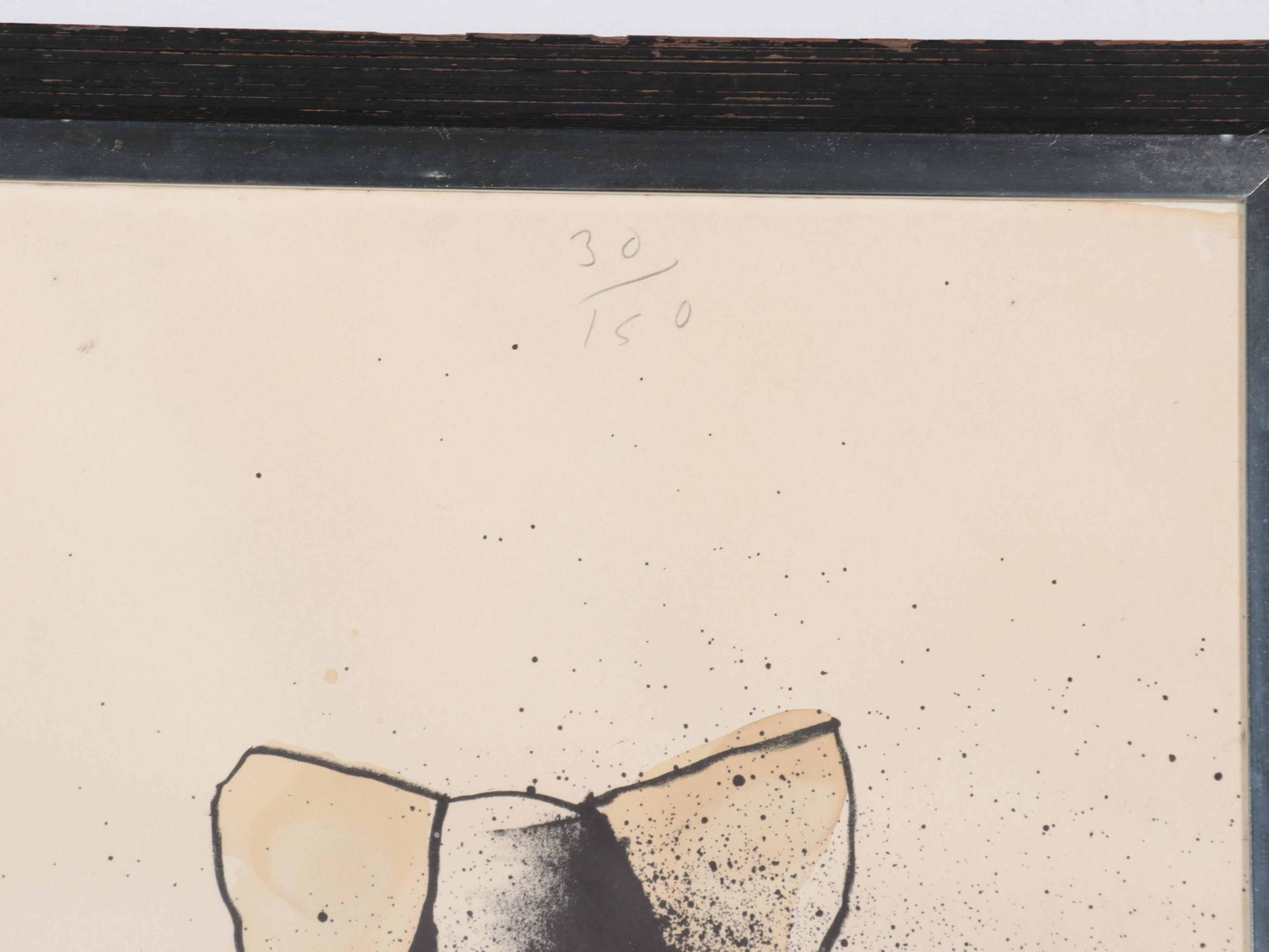 Jim Dine Hand-Colored Lithograph "Ties," 1976