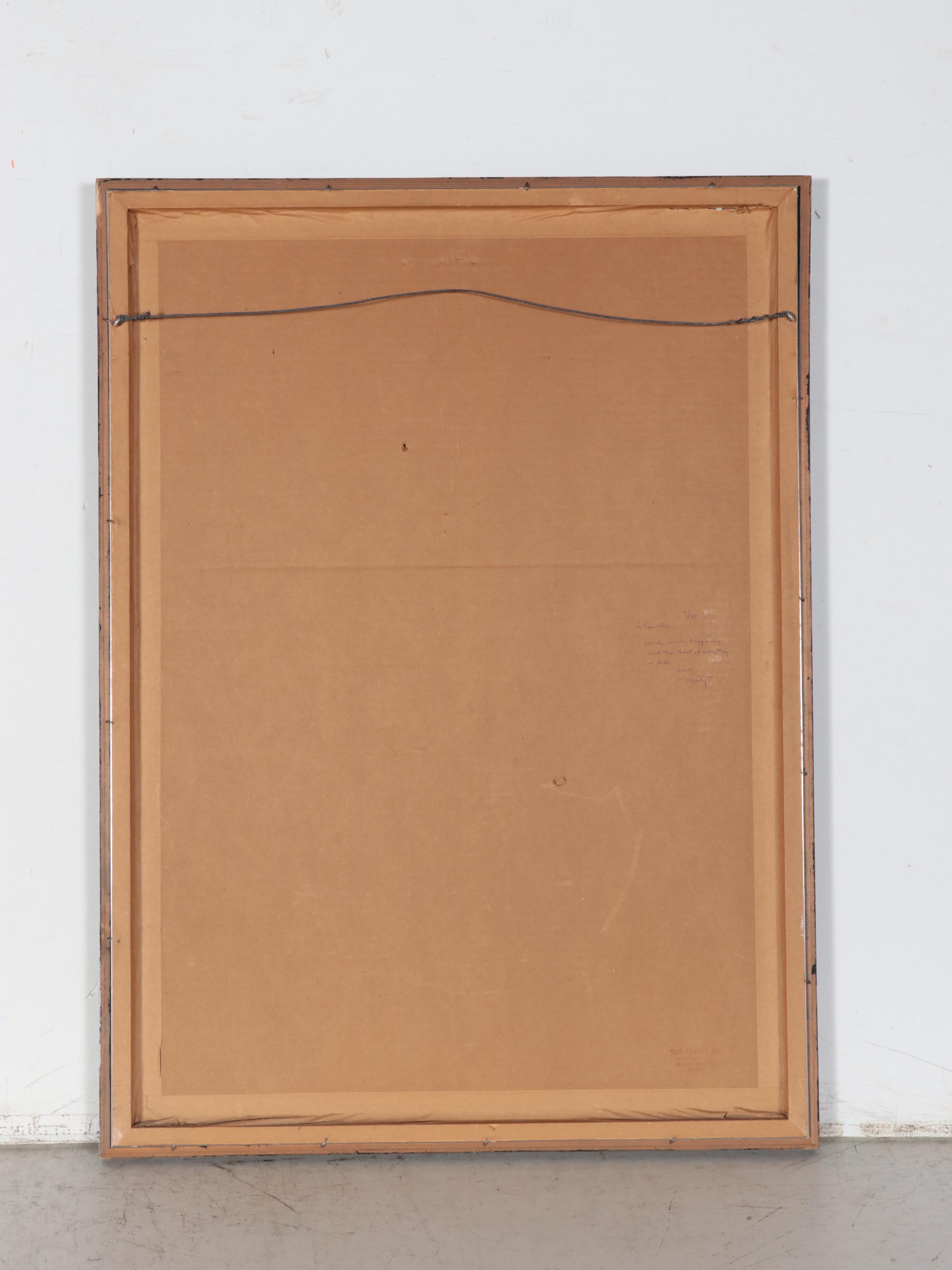 Jim Dine Hand-Colored Lithograph "Ties," 1976