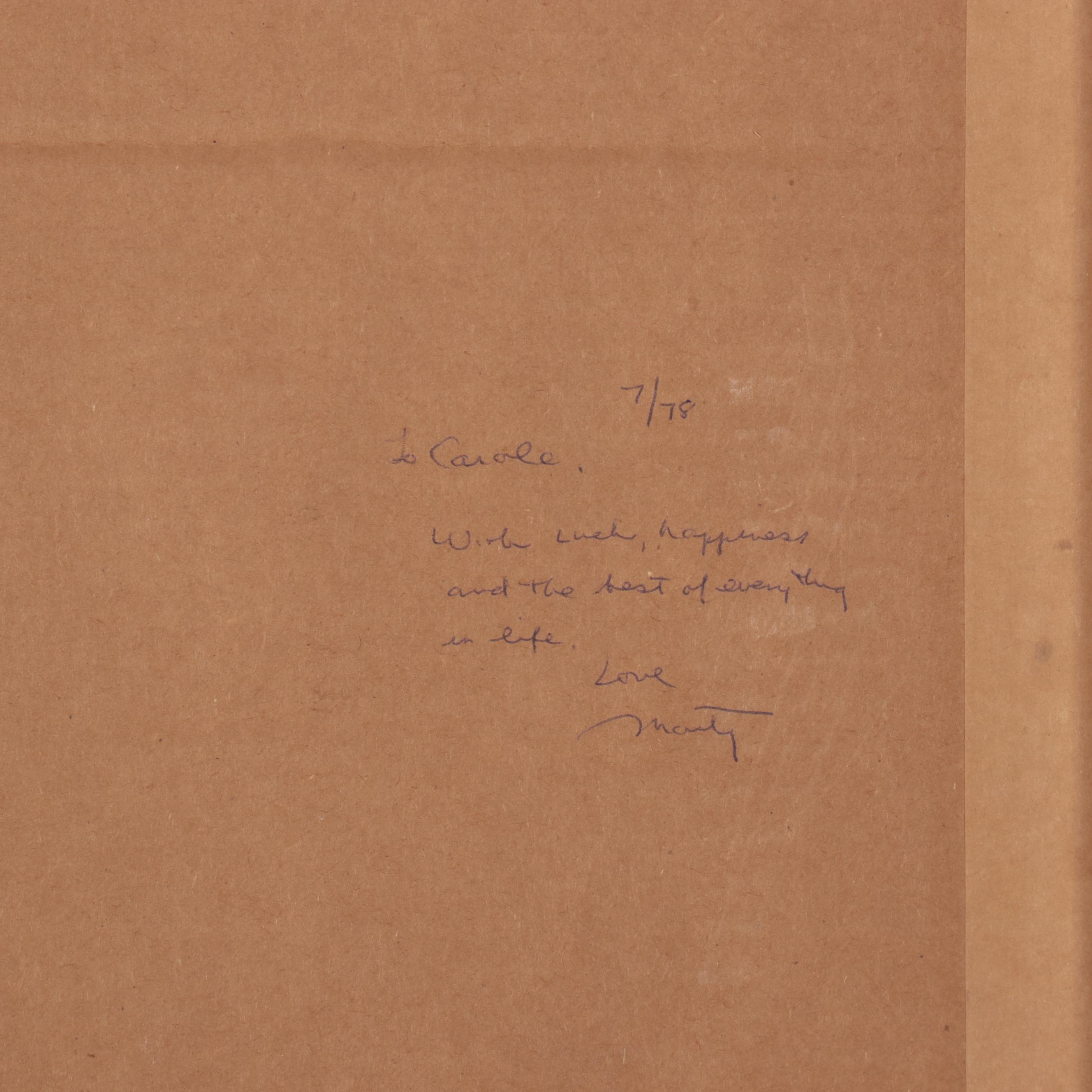 Jim Dine Hand-Colored Lithograph "Ties," 1976