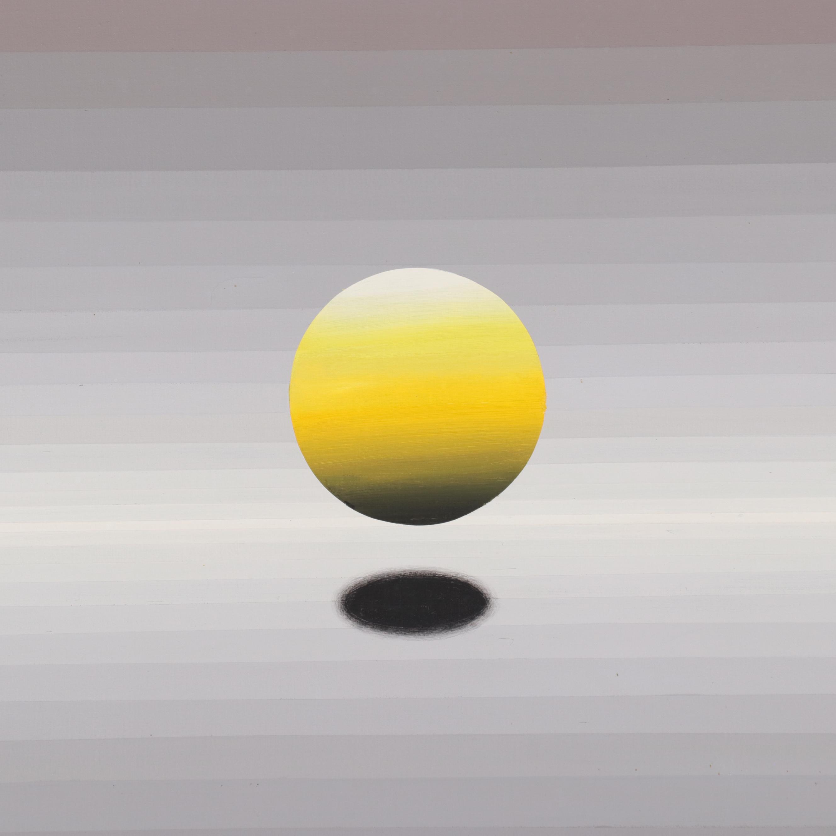 Kurt Larisch Op Art Acrylic Painting, 1975