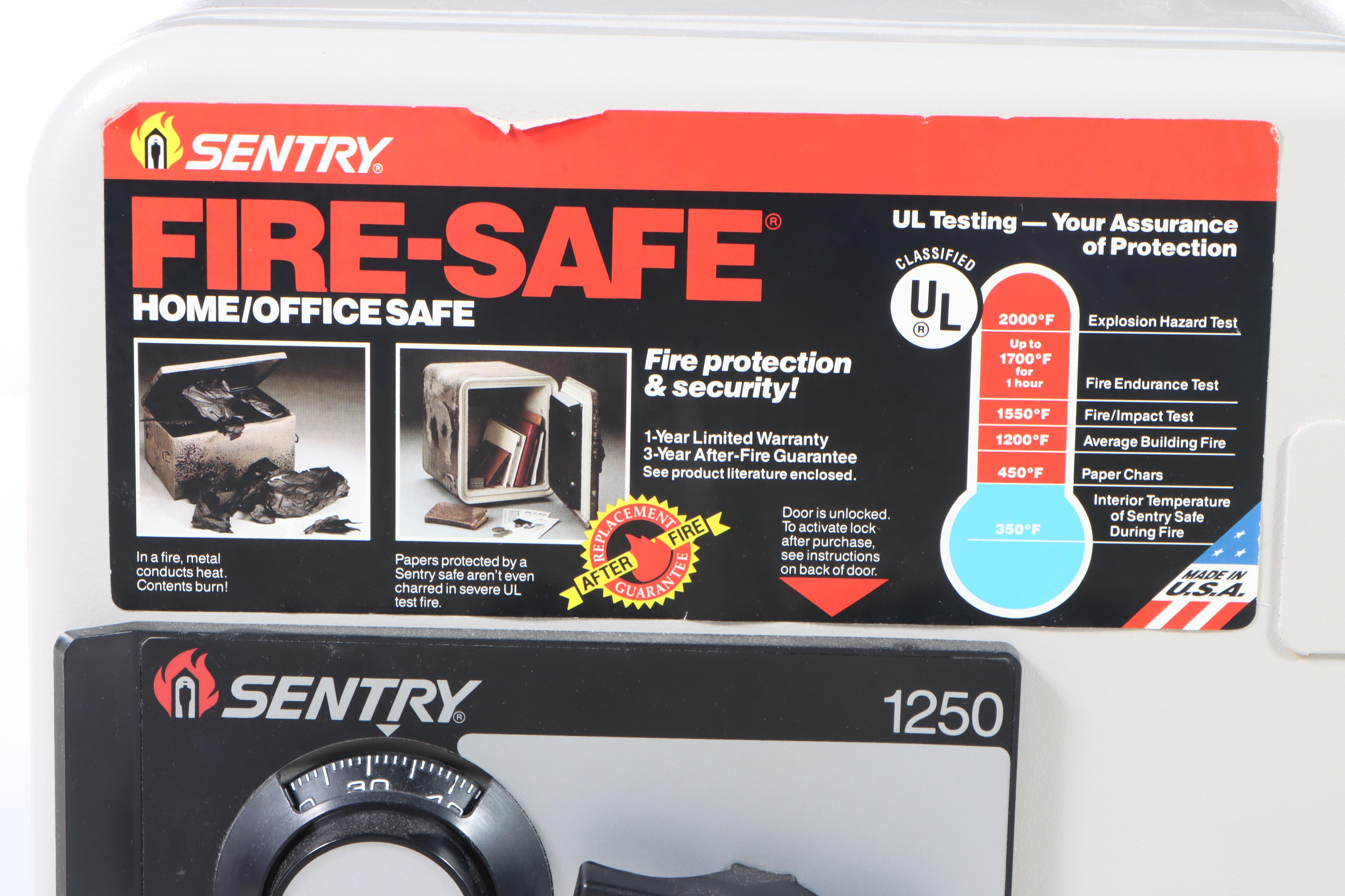 Sentry Fire-Safe Model 1250 Home/Office Safe