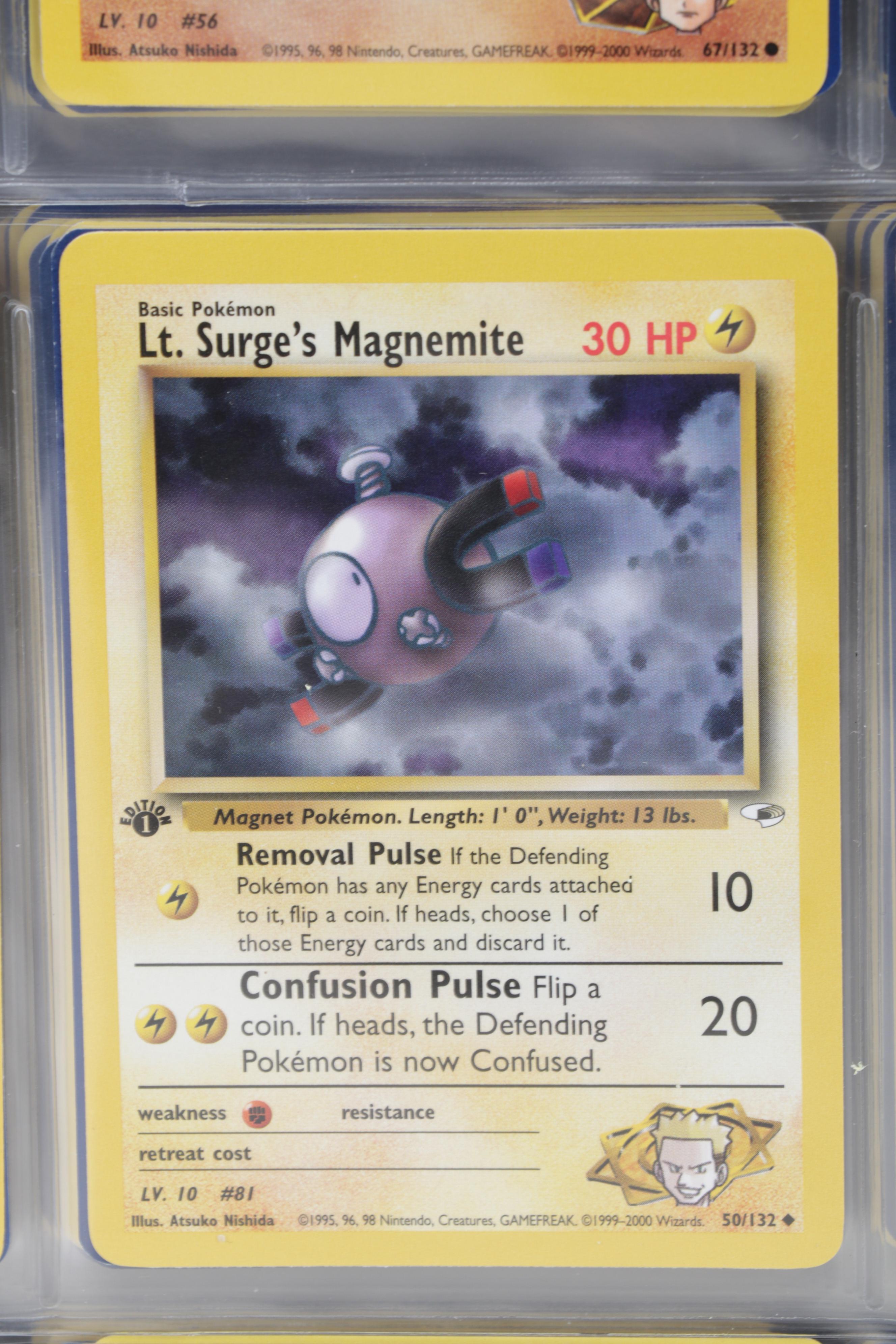 Pokémon Trading Cards Including First Edition Brock's Rhyhorn, 1999-2022