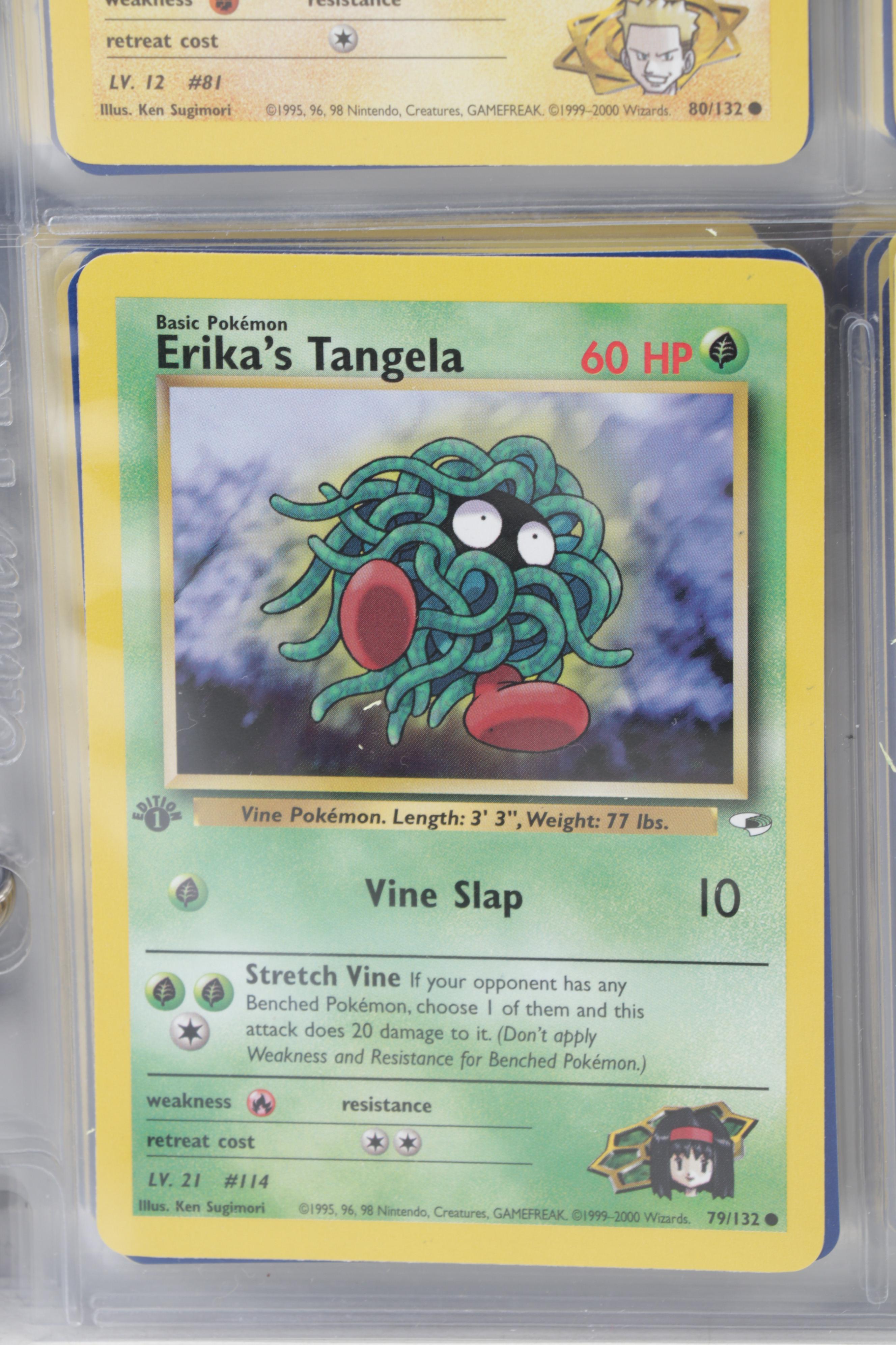 Pokémon Trading Cards Including First Edition Brock's Rhyhorn, 1999-2022