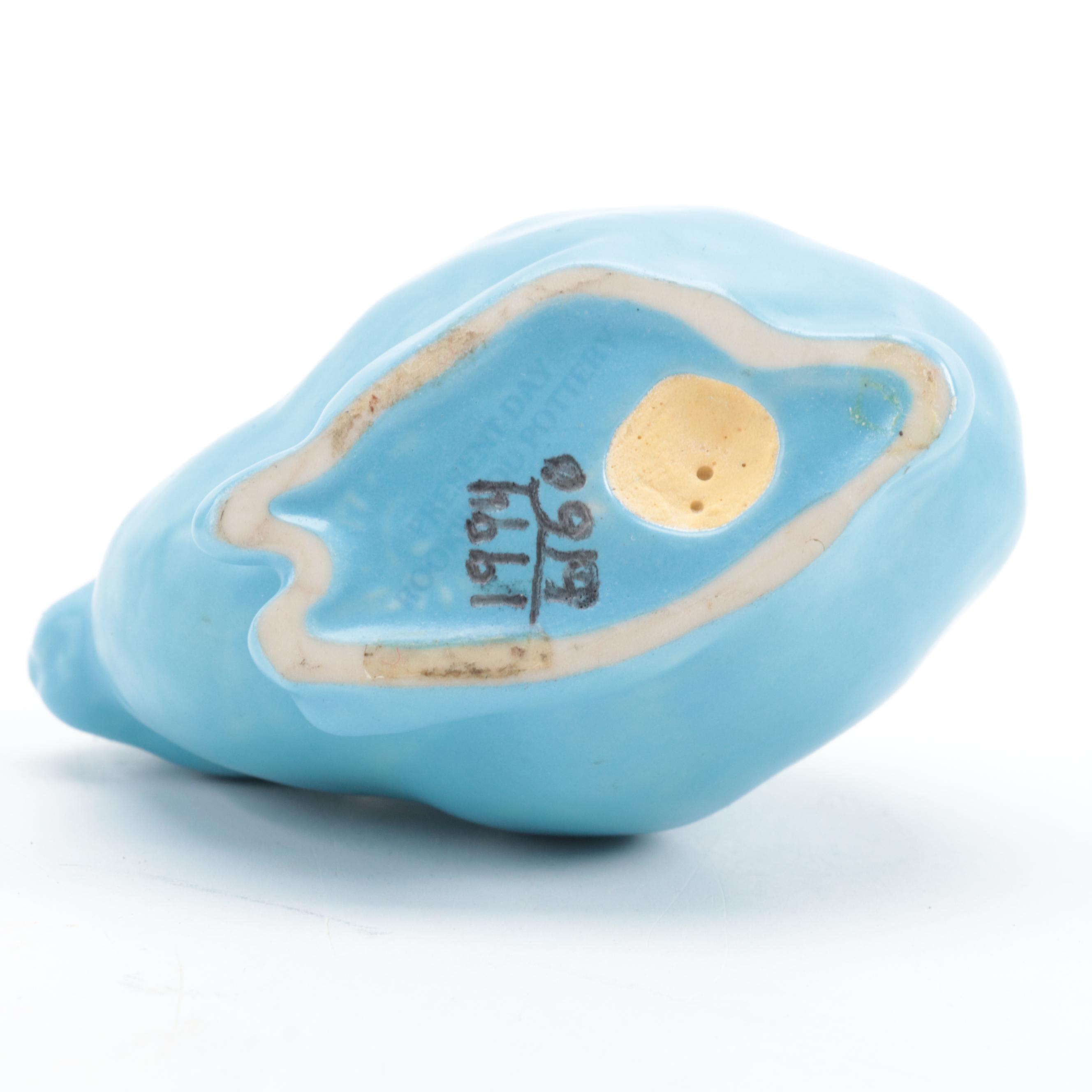 Rookwood Pottery Present Day "Grove Bunny" Glazed Ceramic Figurine, 1994