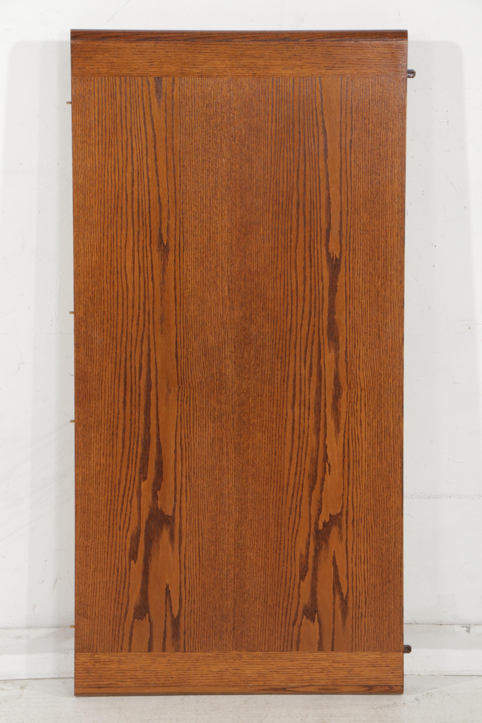 Strongson Victorian Style Oak Pedestal Dining Table and Six Chairs, 1980s