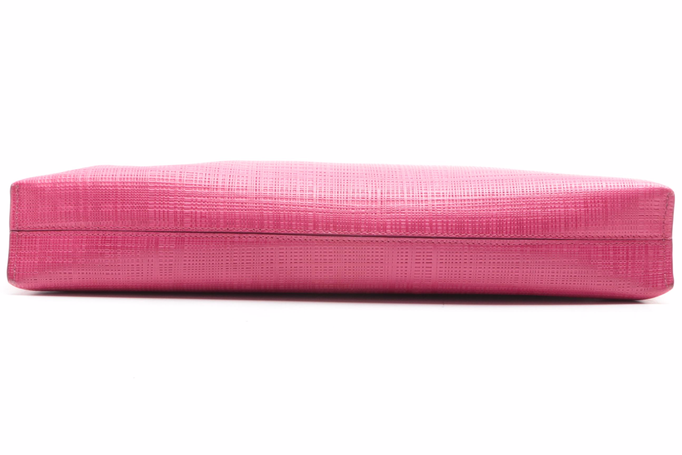 Loewe Anagram Clutch in Textured Leather