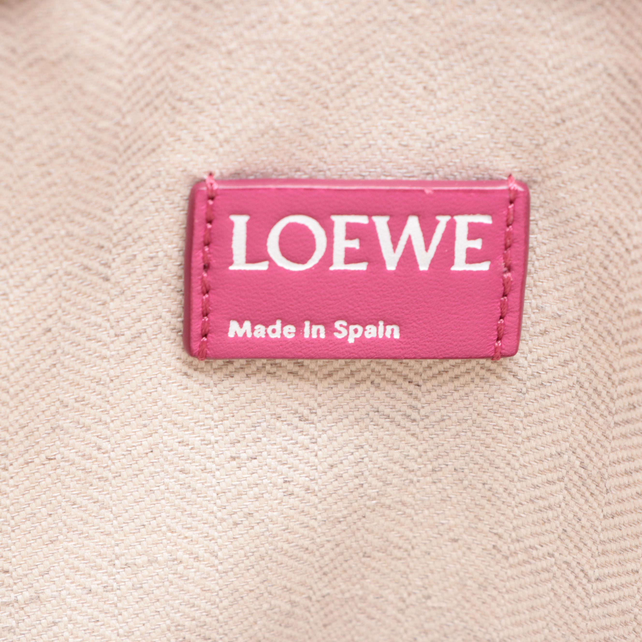 Loewe Anagram Clutch in Textured Leather