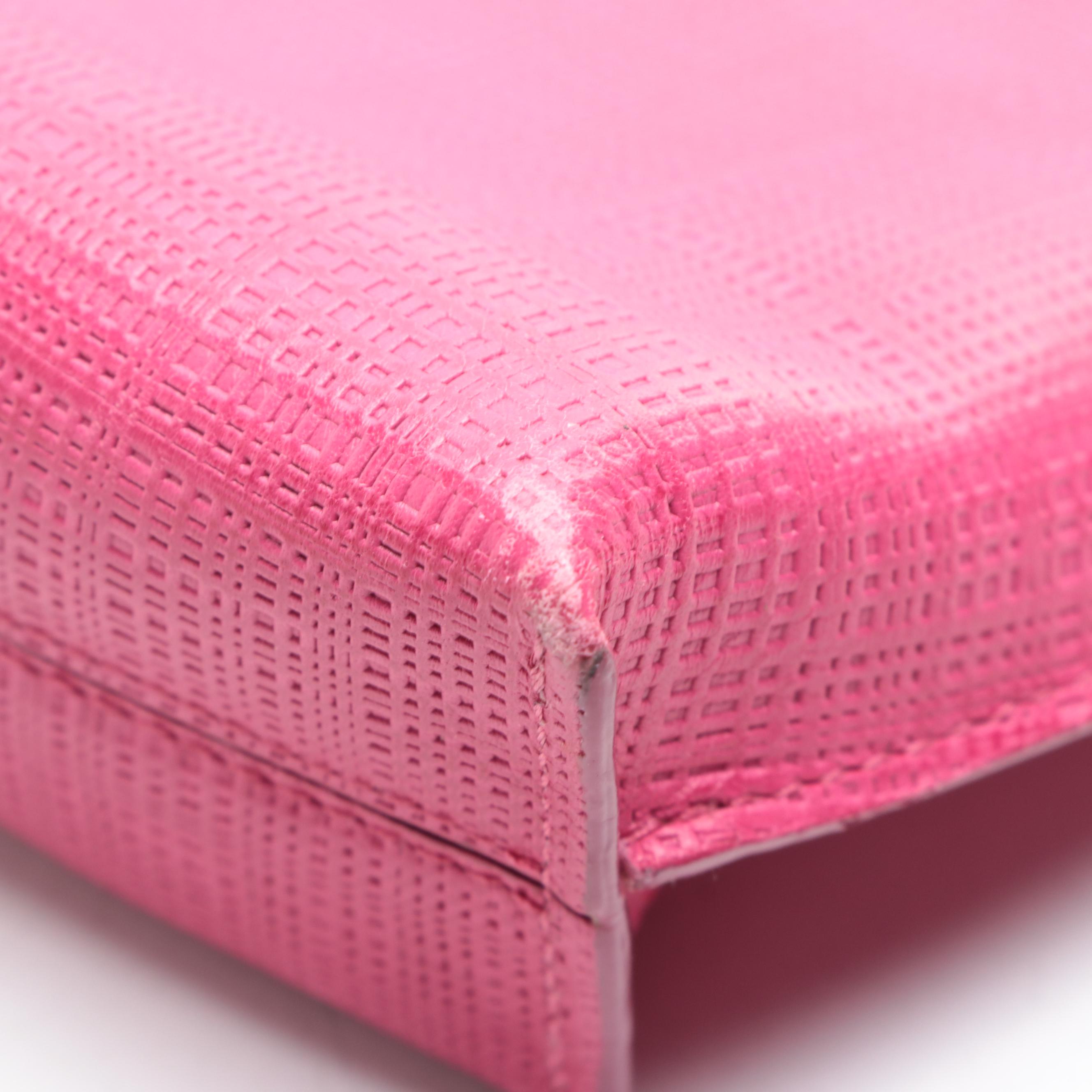 Loewe Anagram Clutch in Textured Leather