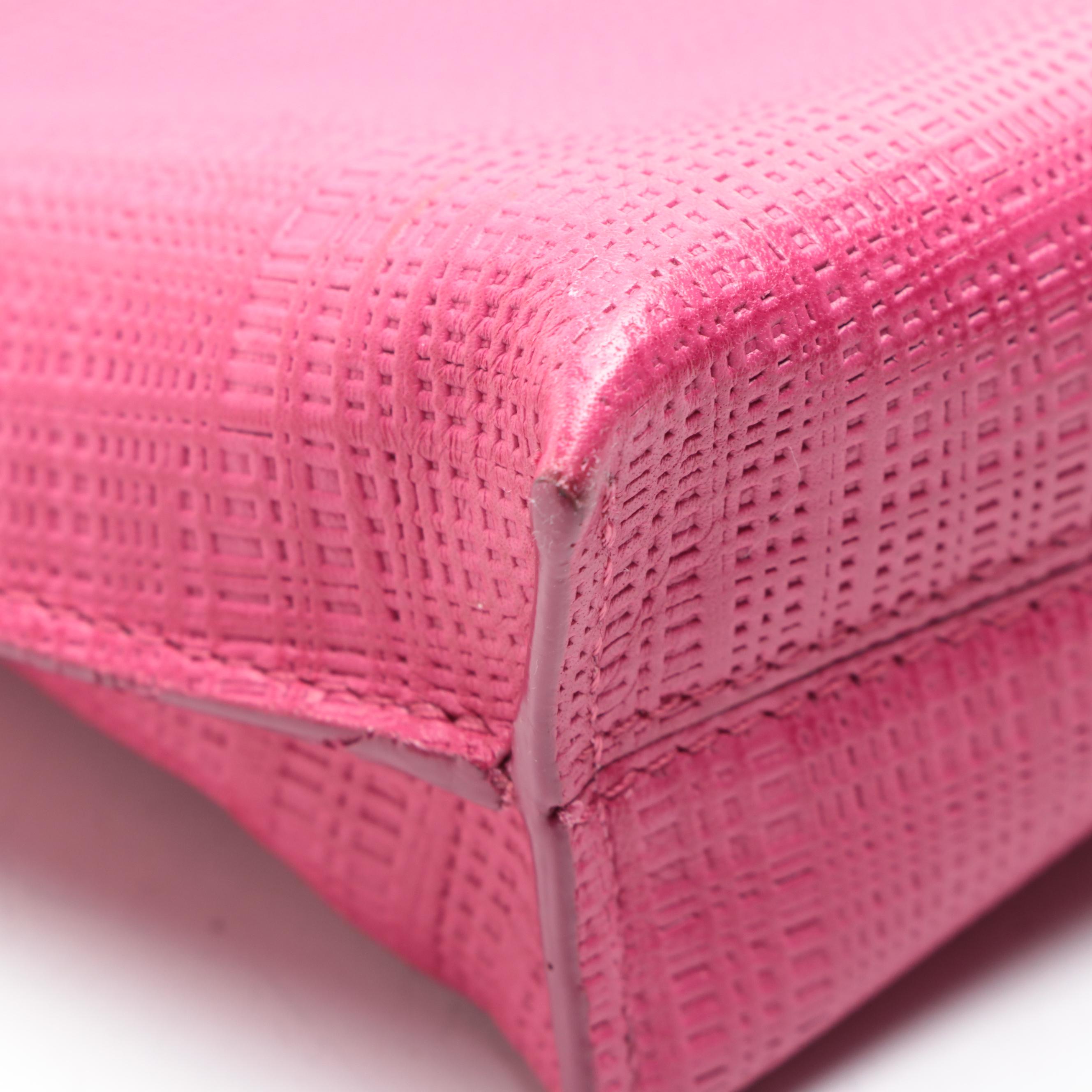 Loewe Anagram Clutch in Textured Leather