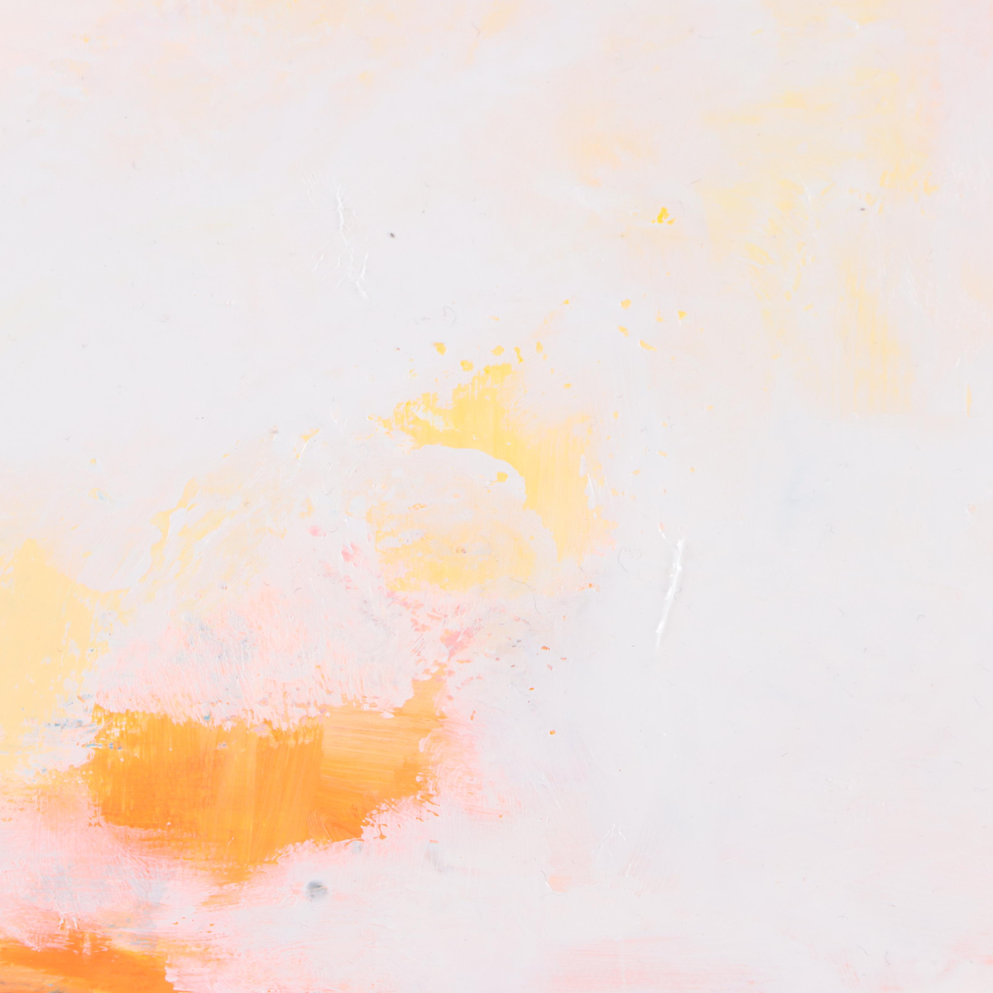 Milagros Pongo Abstract Mixed Media Painting "Dream Sea," 21st Century