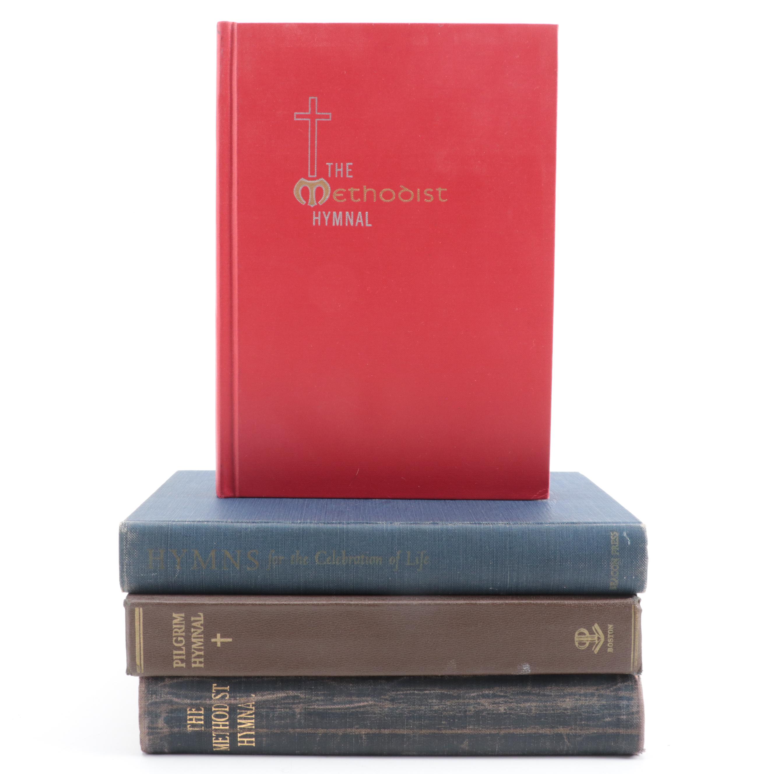 "The Methodist Hymnal" and More Hymnal Books, Mid-20th Century