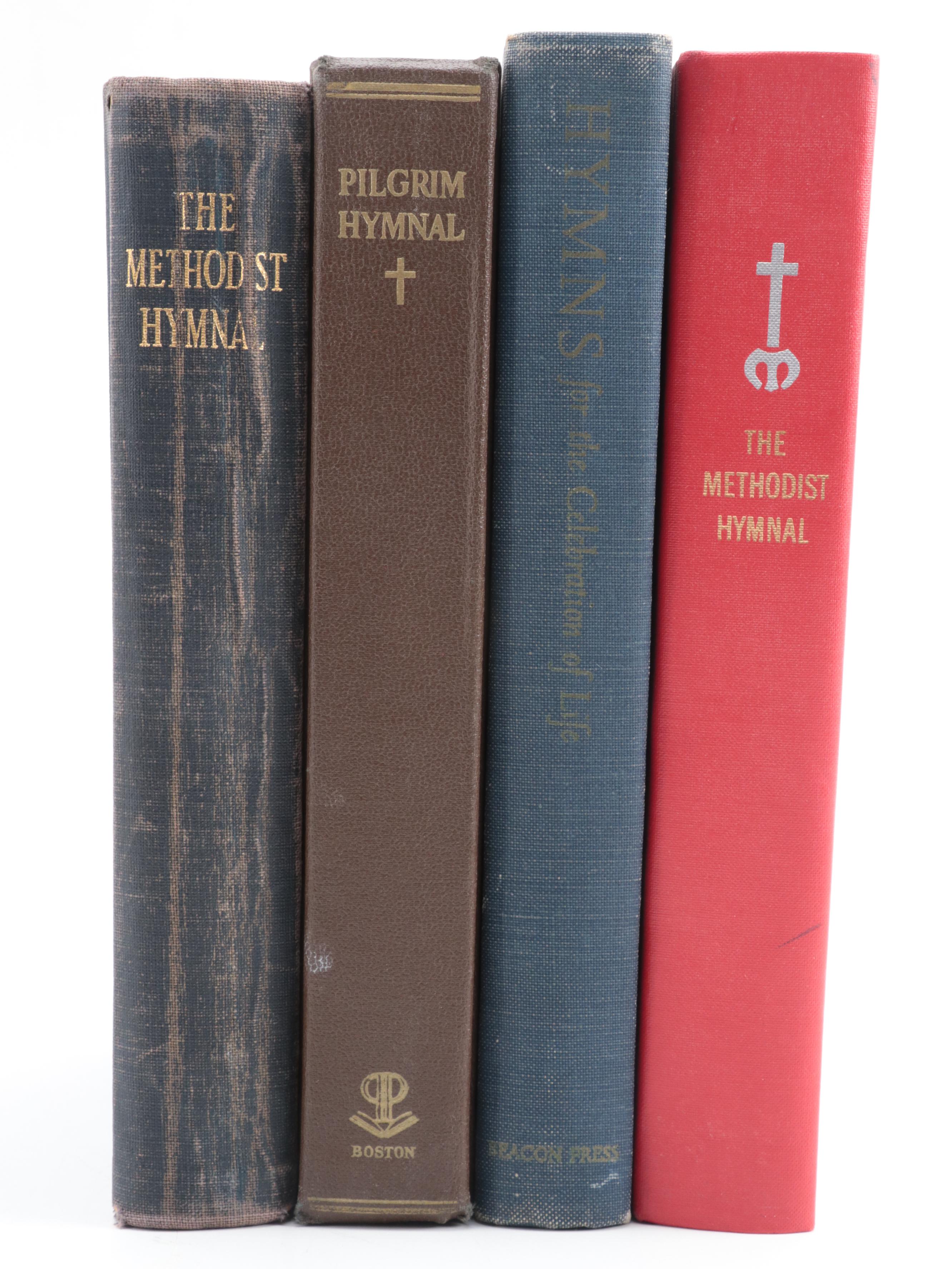 "The Methodist Hymnal" and More Hymnal Books, Mid-20th Century