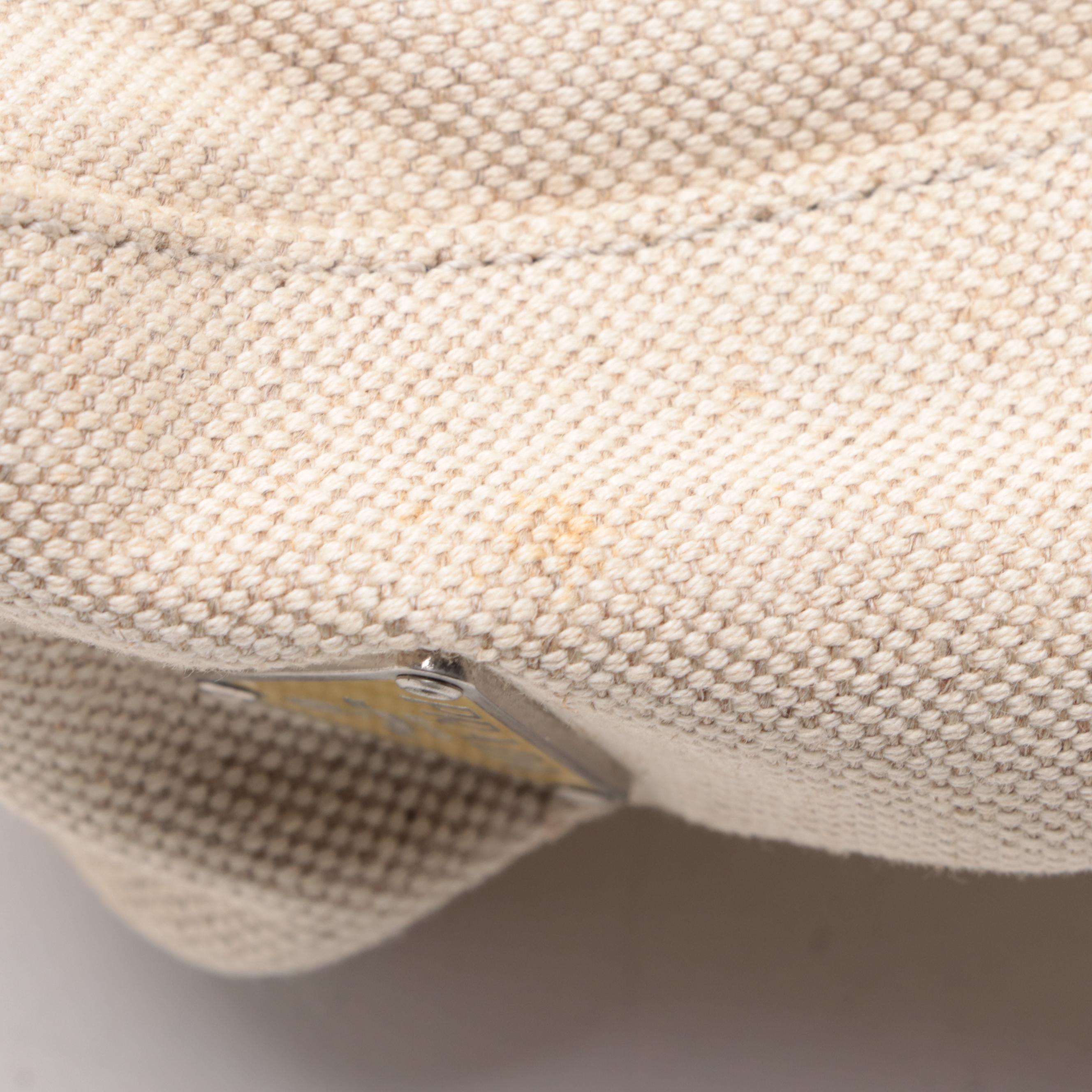 Prada Tote in Woven Canvas and Crocodile