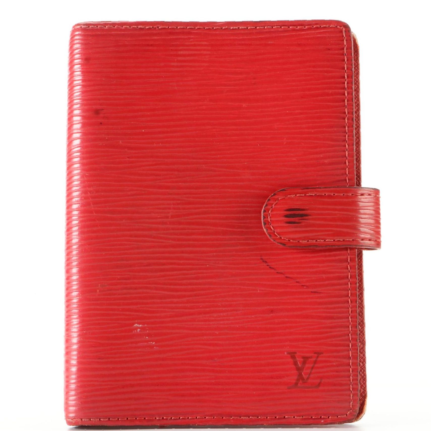 Louis Vuitton Agenda Cover in Castilian Red Epi Leather