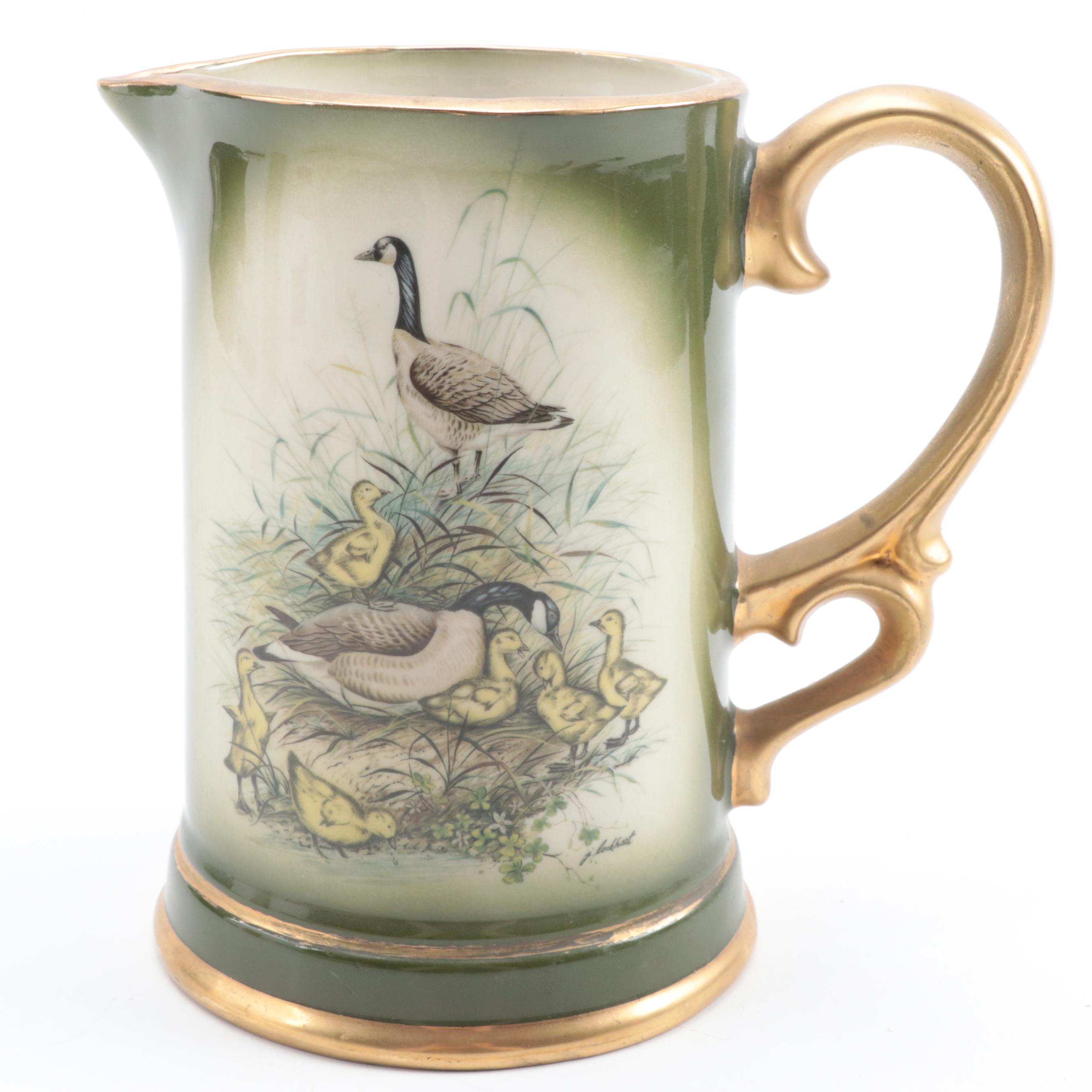 Regal China for James Beam Distilling Co. Ceramic Platters and Pitcher