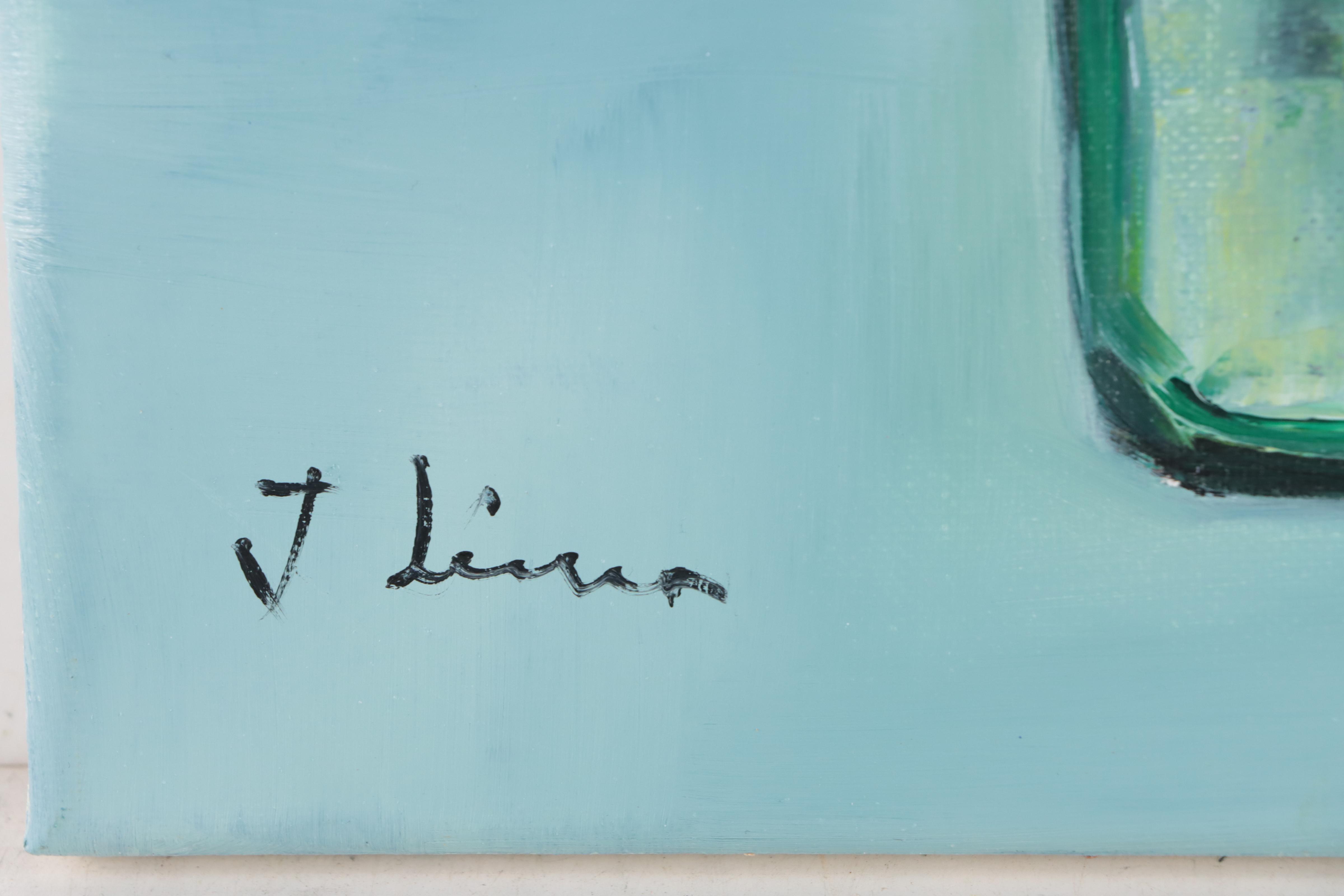 José M. Lima Floral Still Life Oil Painting, 2023