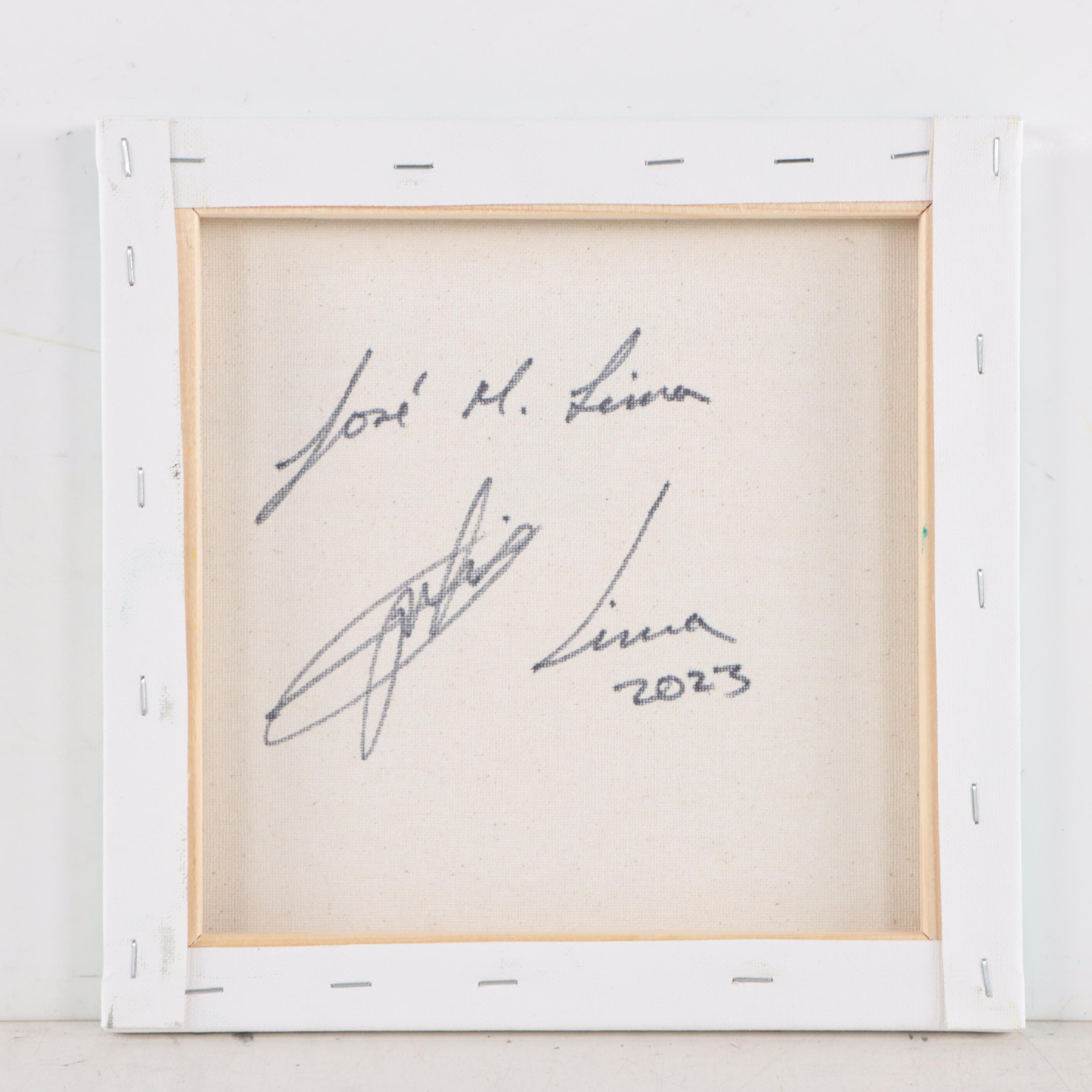 José M. Lima Oil Painting of Hanging Fruit, 2023