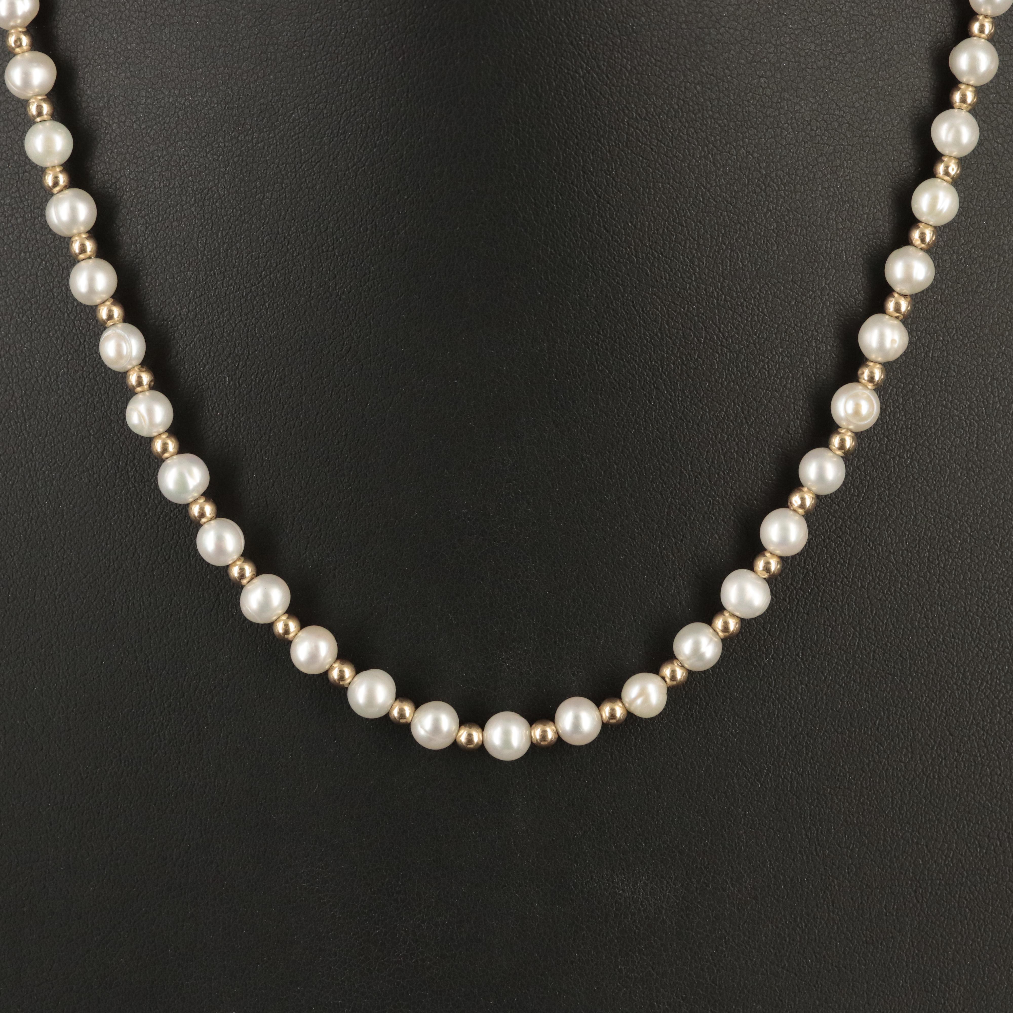 14K Pearl Necklace