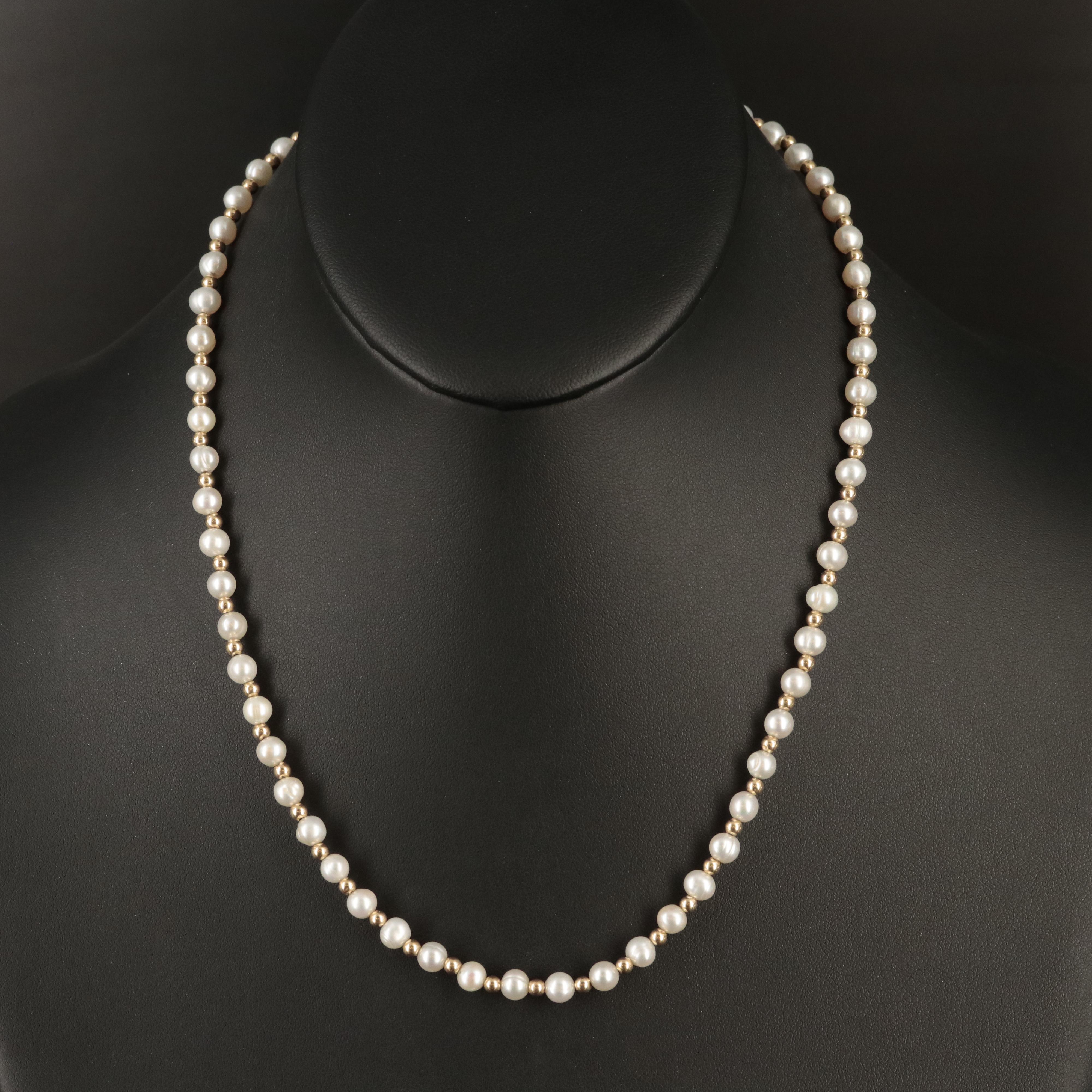 14K Pearl Necklace